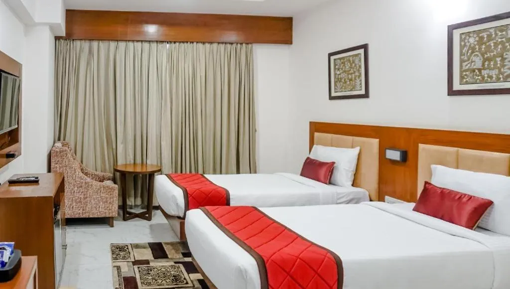 Bedroom, Bed in The Altruist Hotel Navi Mumbai-1