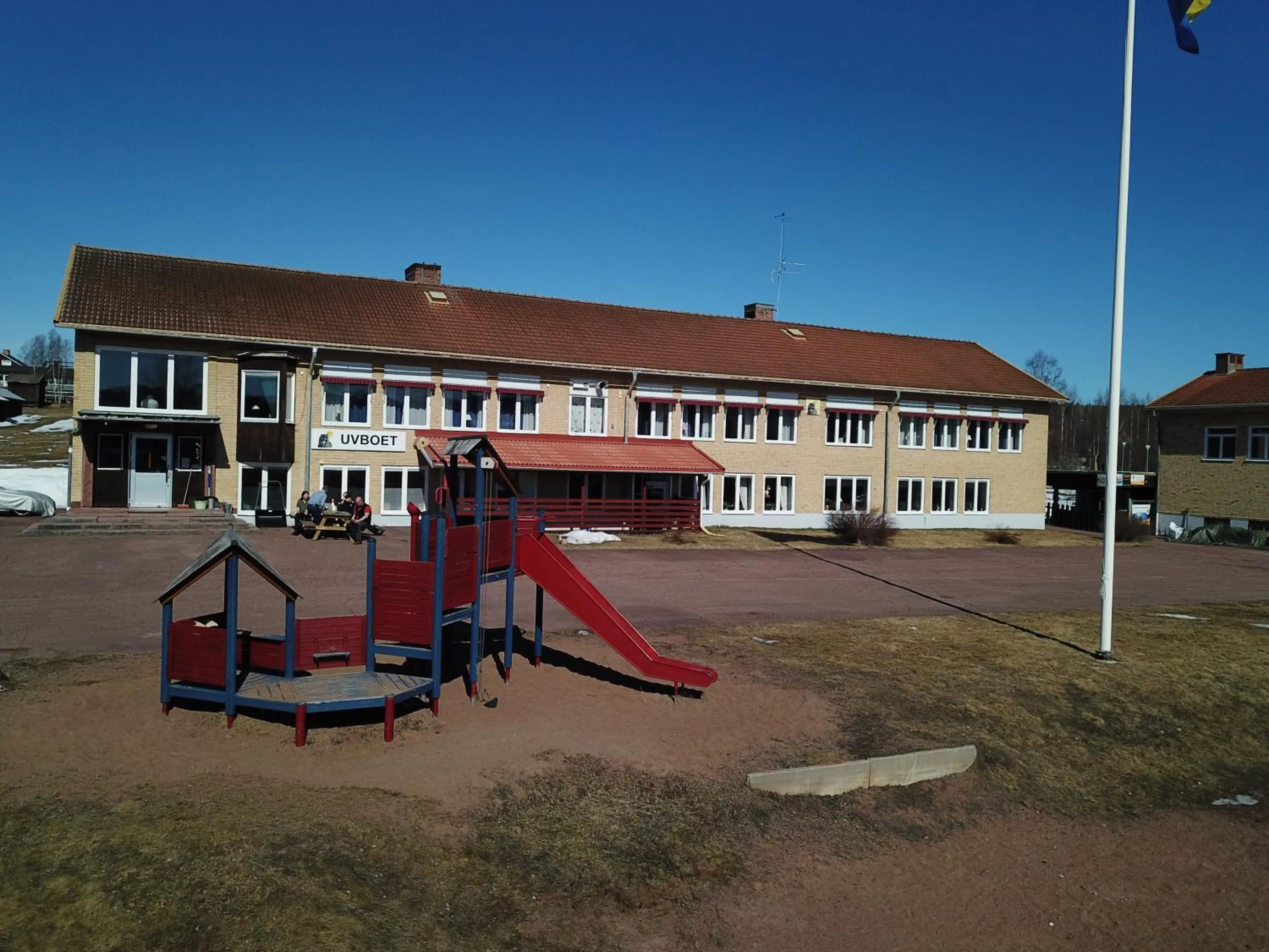 Property building in Åsens Vandrarhem Uvboet