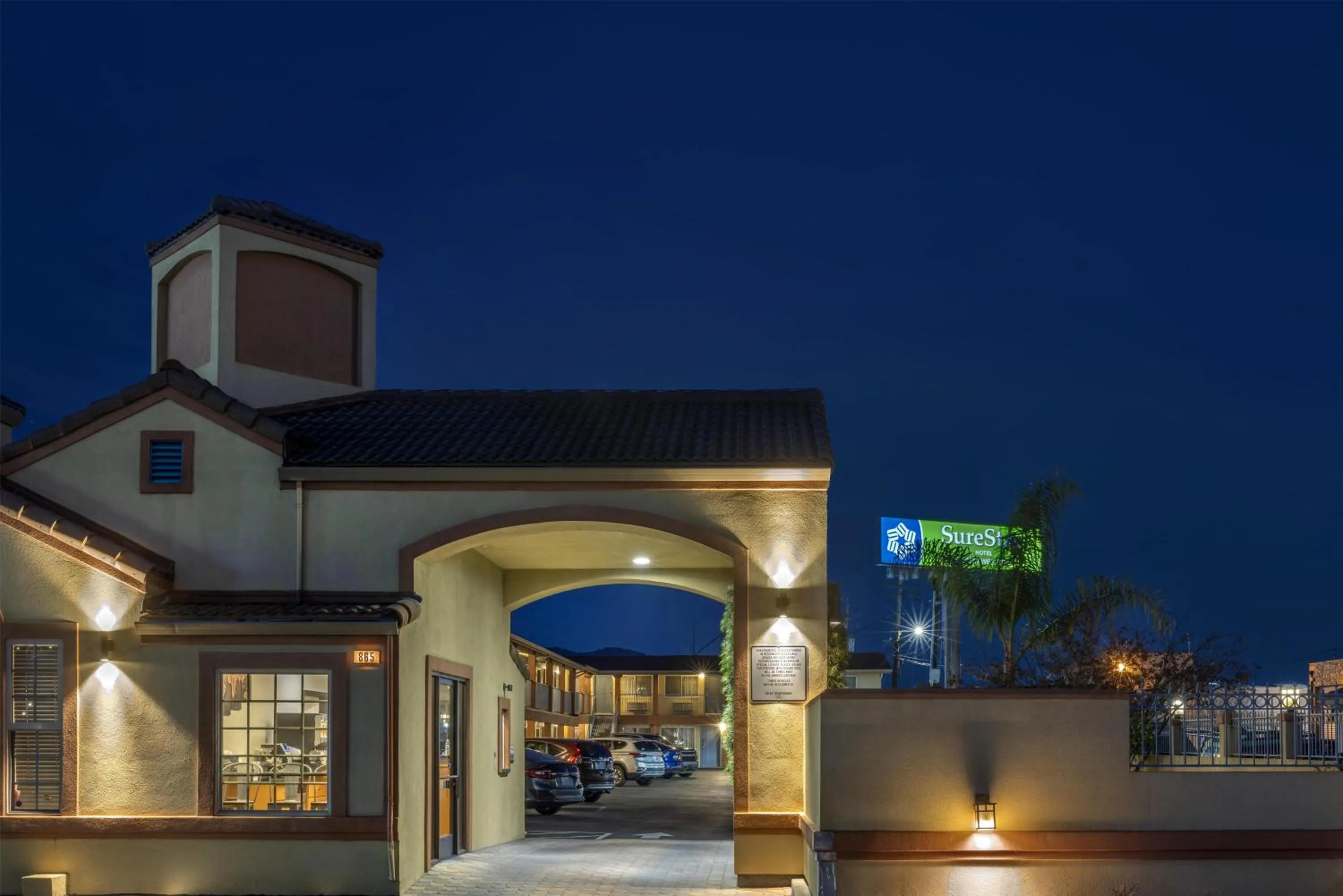 Property building in SureStay Hotel by Best Western San Rafael