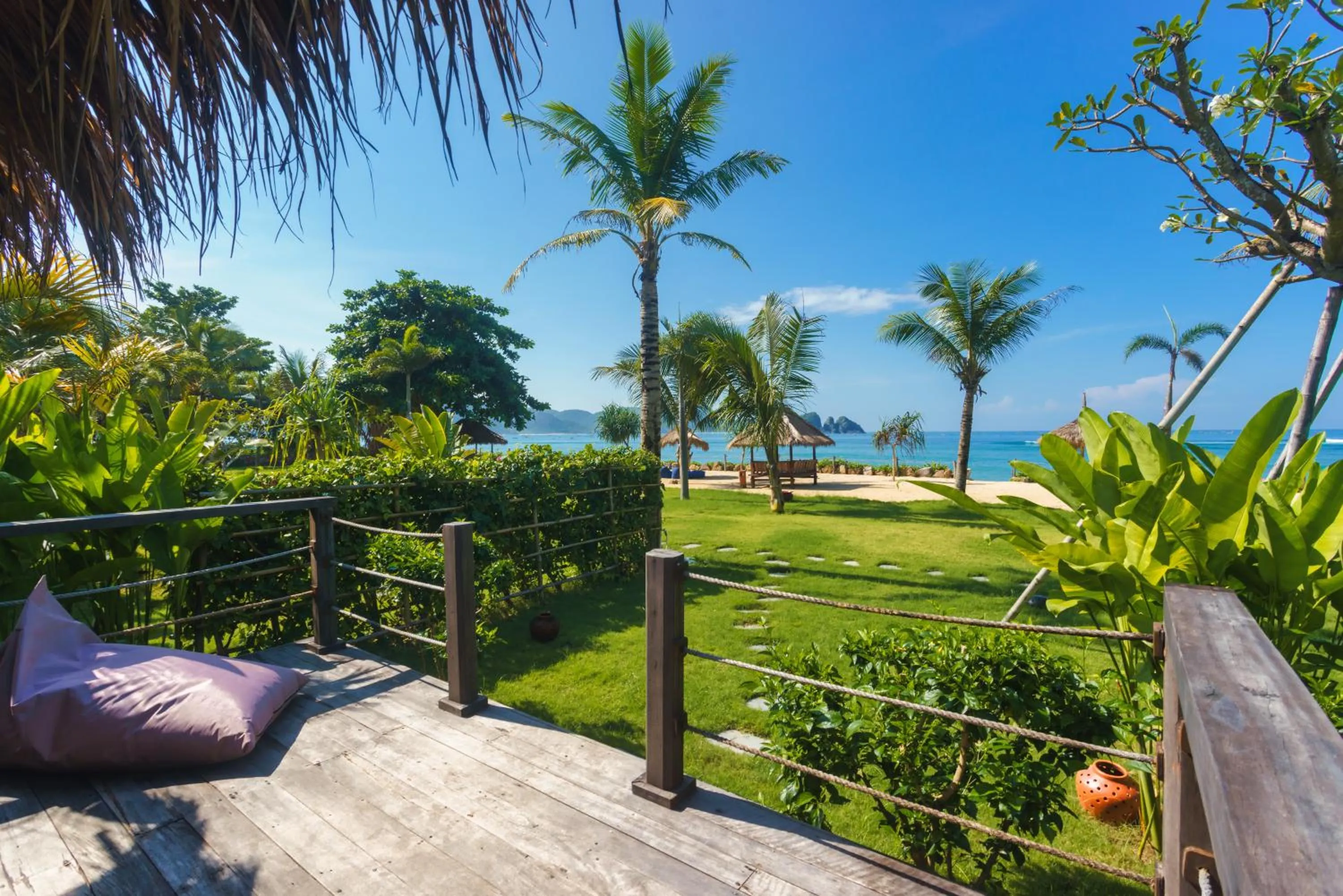 Balcony/Terrace in Segara Lombok Beach Resort