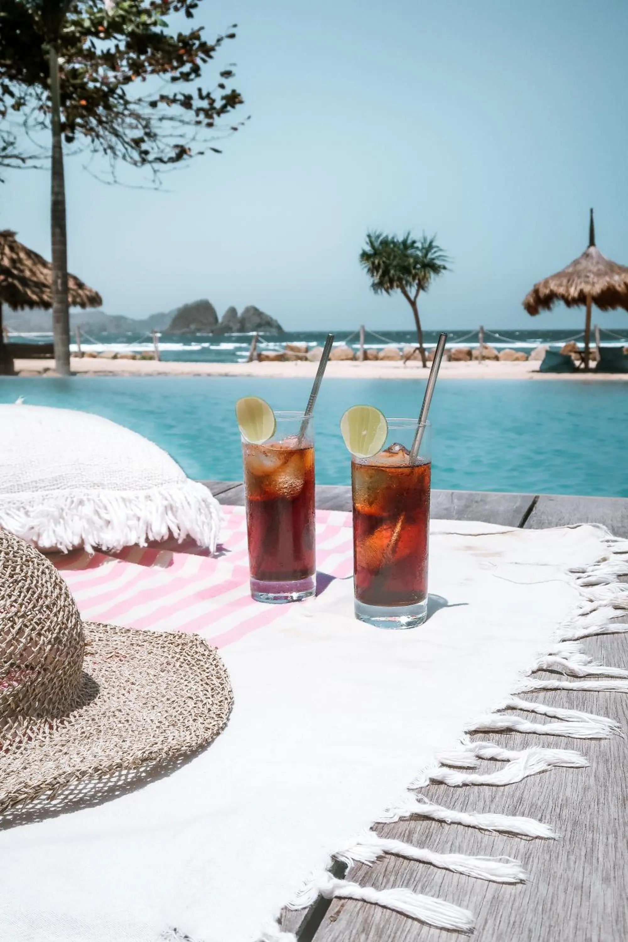 Pool view in Segara Lombok Beach Resort