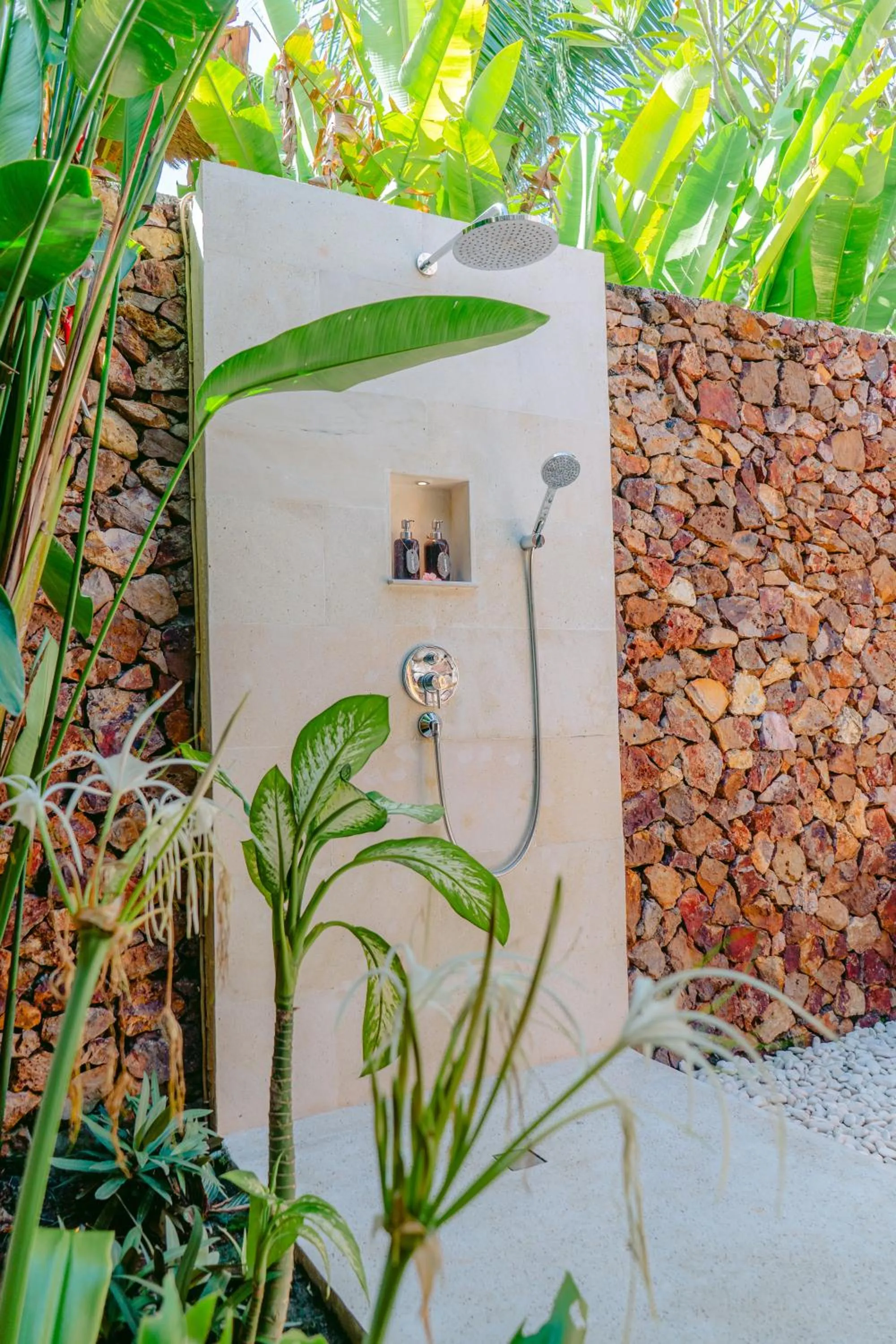 Shower in Segara Lombok Beach Resort