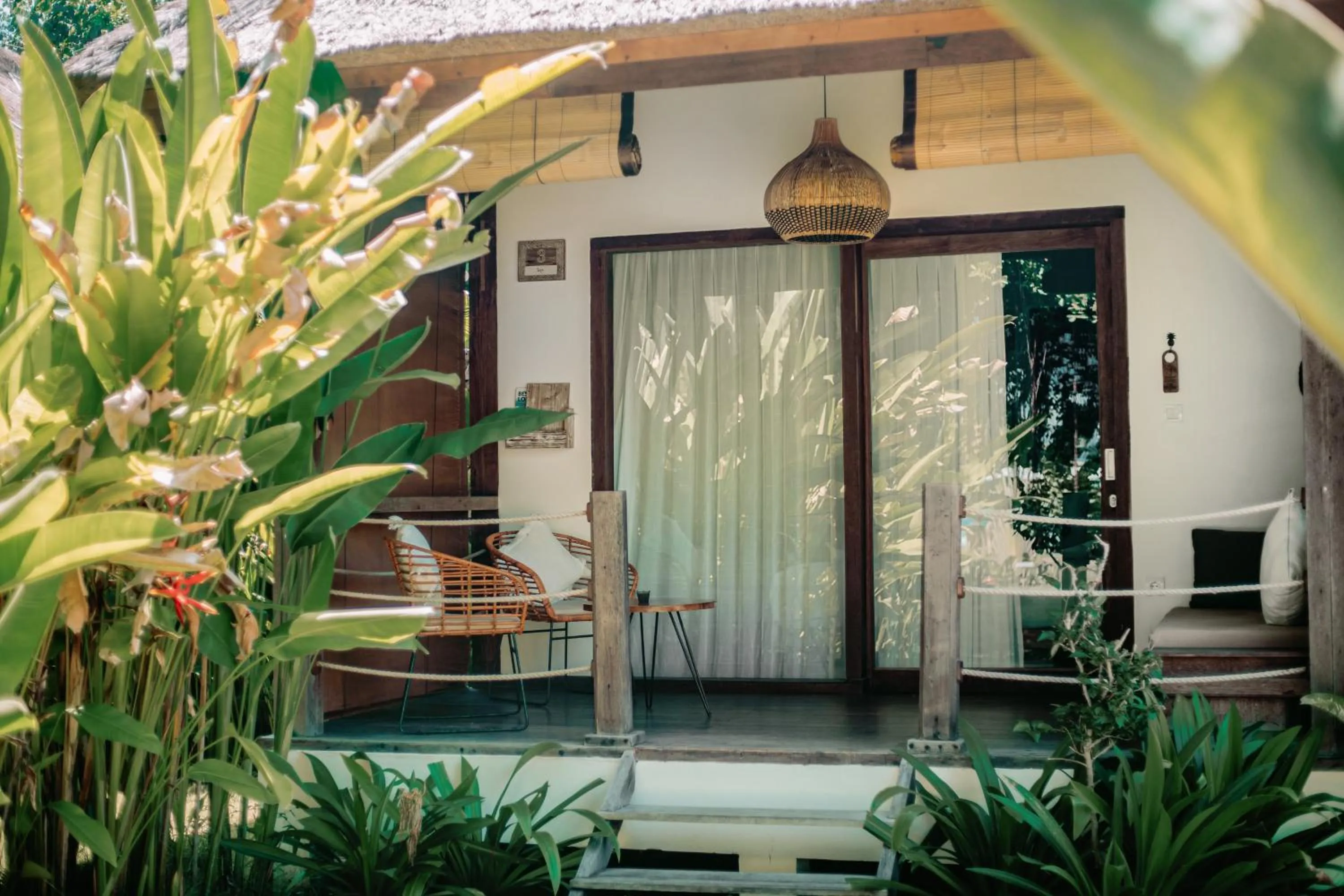 Balcony/Terrace in Segara Lombok Beach Resort