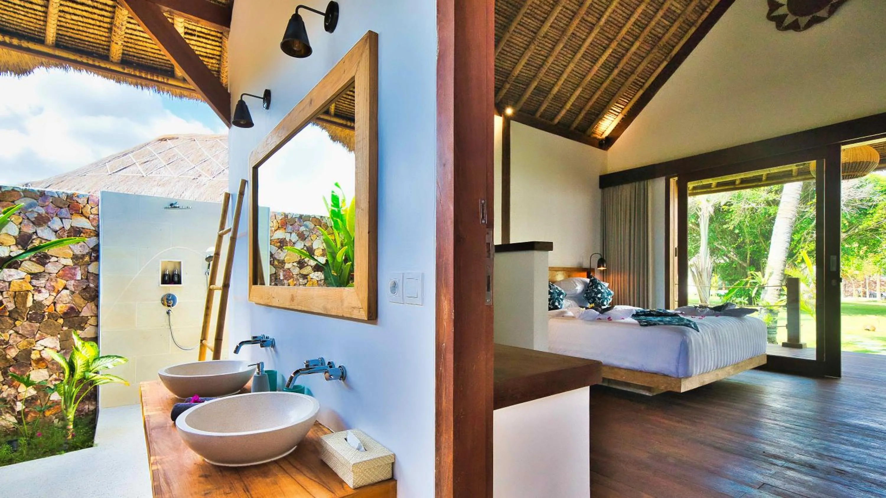 Bathroom in Segara Lombok Beach Resort