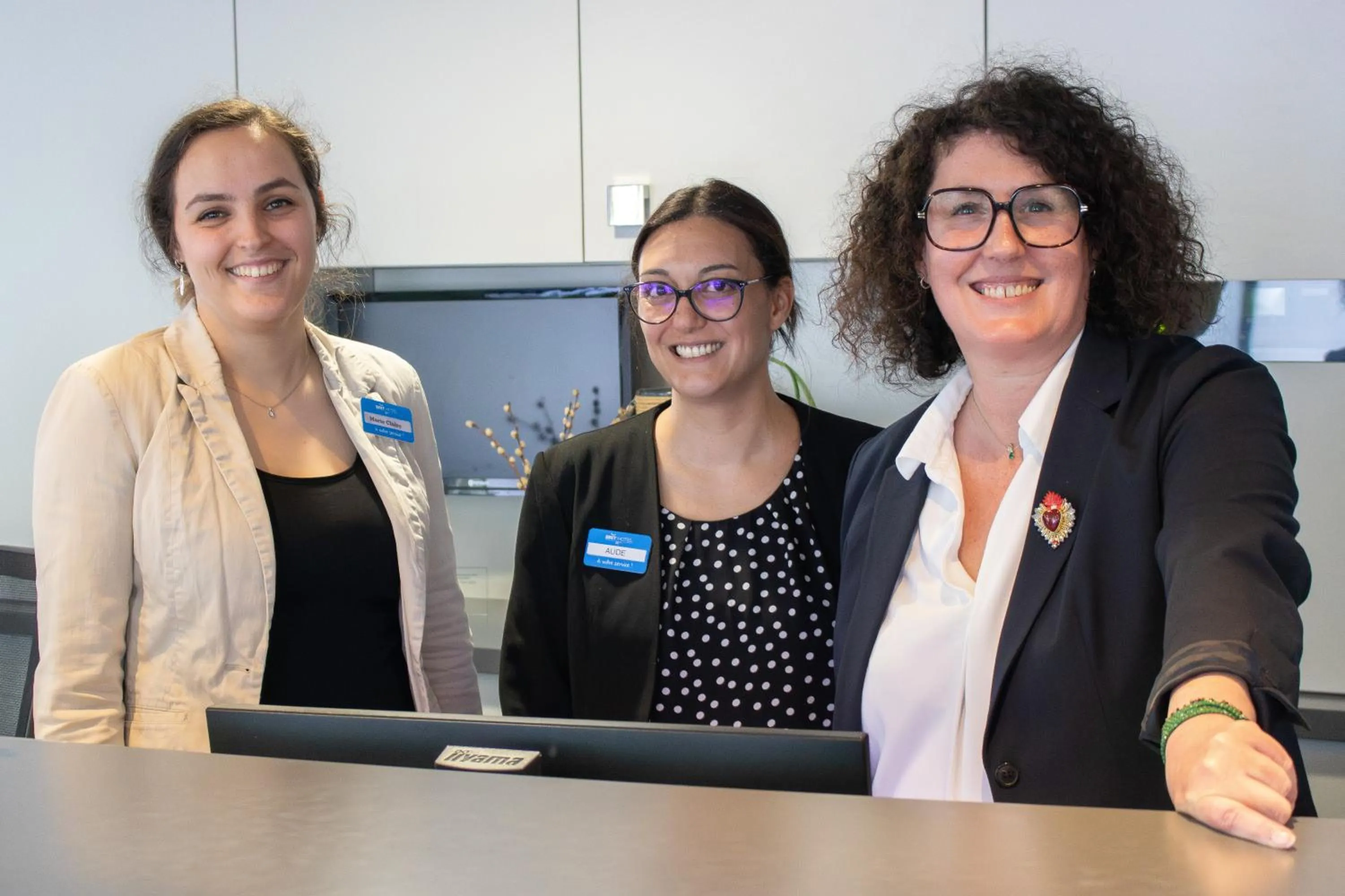 Lobby or reception in Brit Hotel Mâcon Centre Gare
