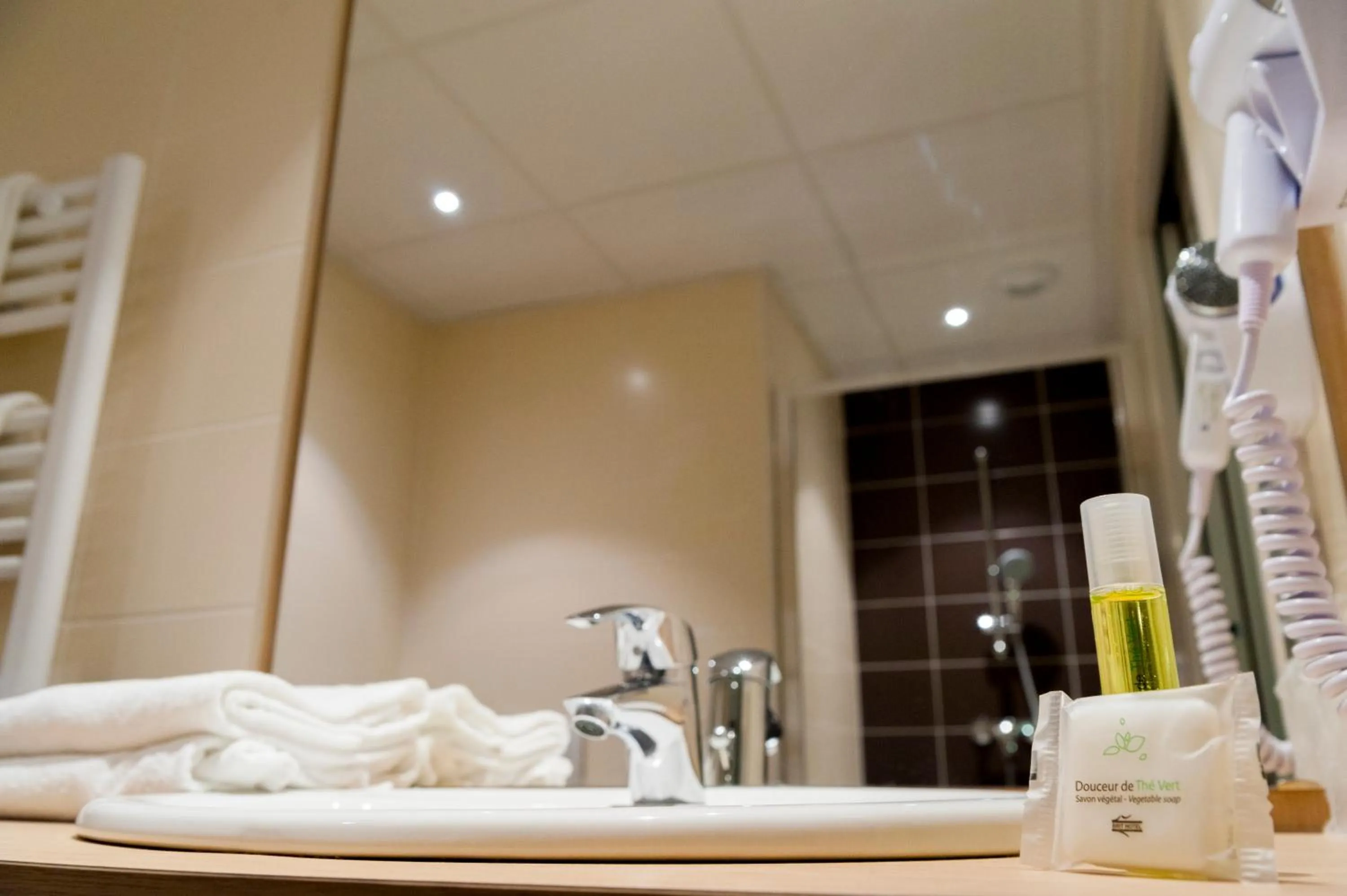 Bathroom in Brit Hotel Mâcon Centre Gare