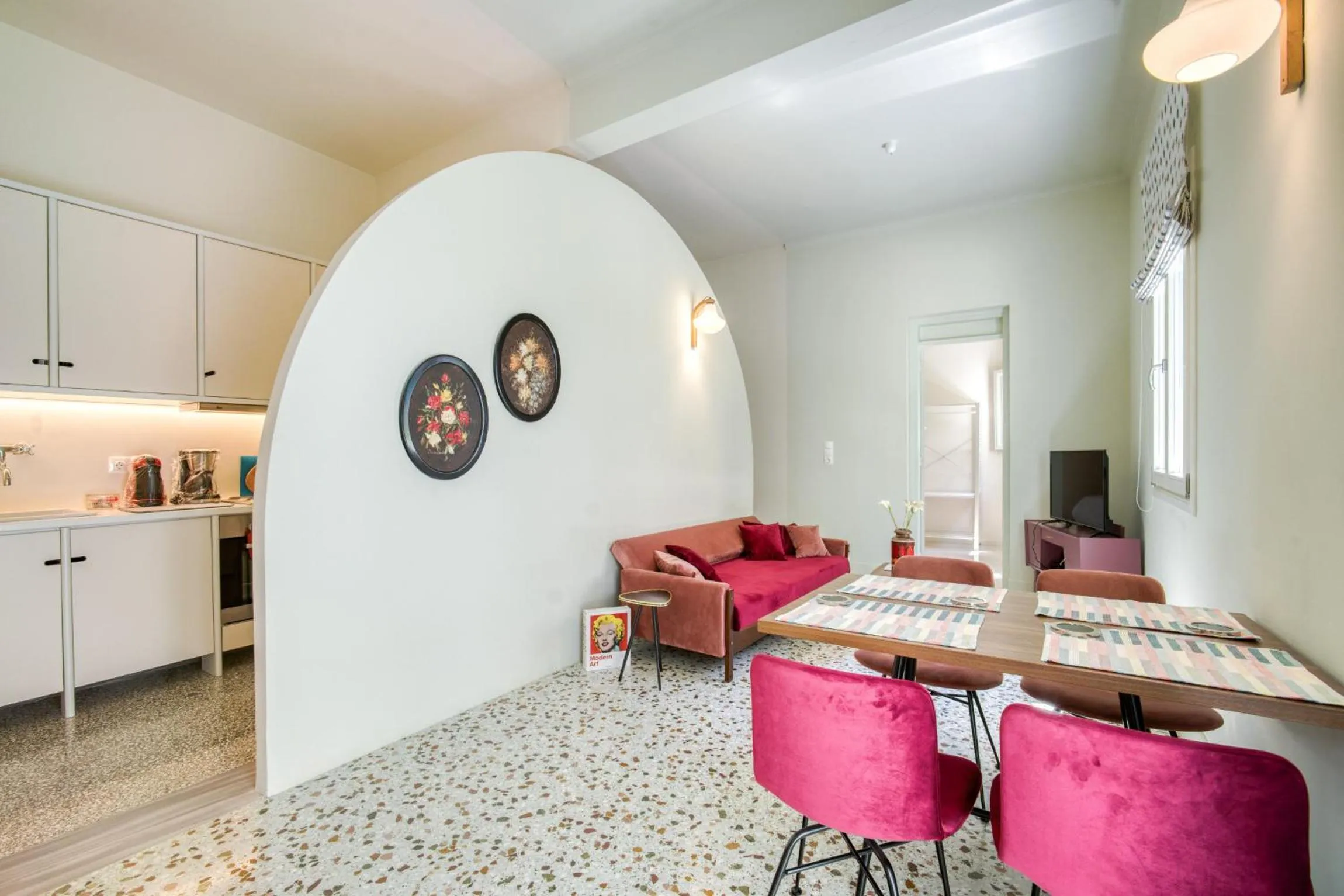 Kitchen or kitchenette in KERAMOS Athens