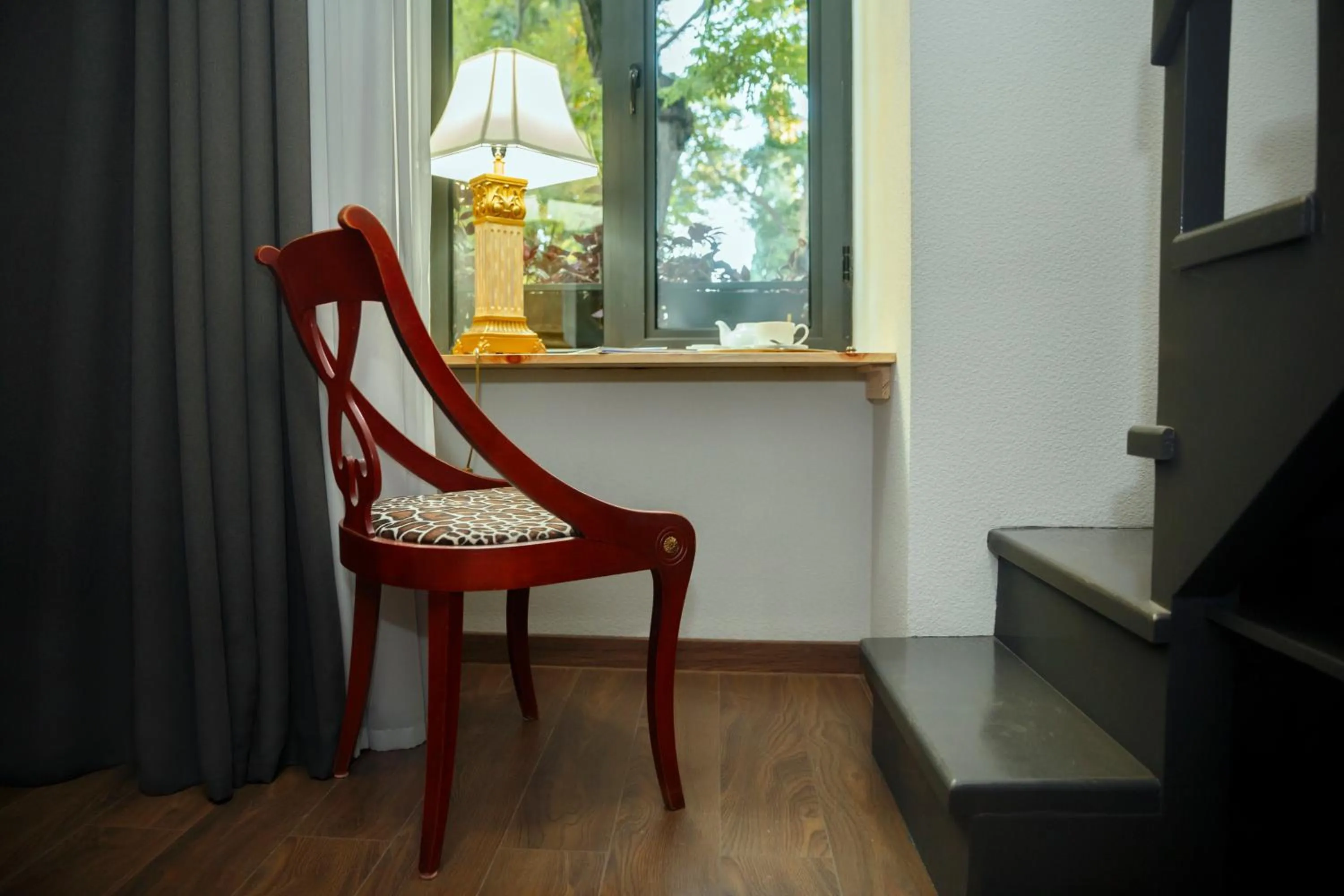 Bedroom in Tea for Two Hotel