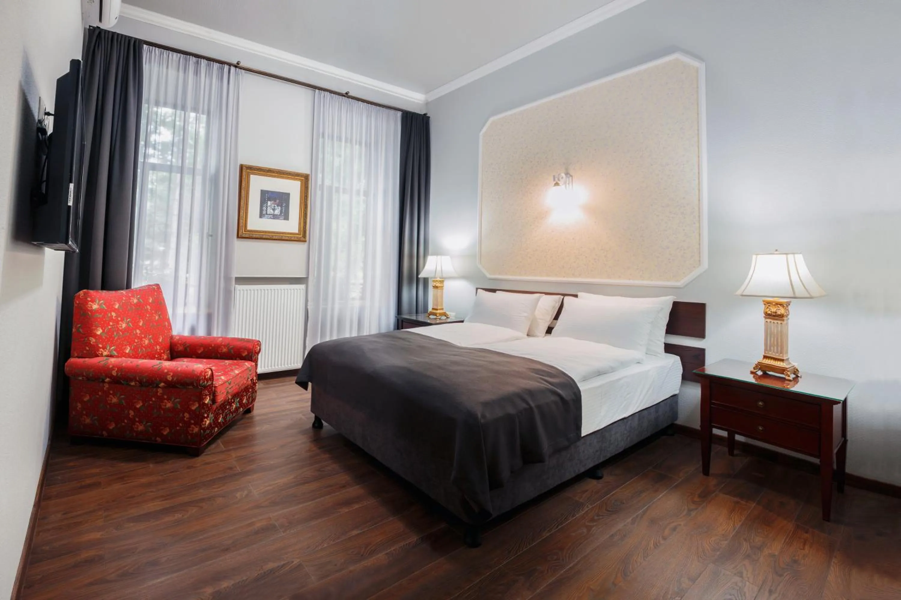 Bed in Tea for Two Hotel