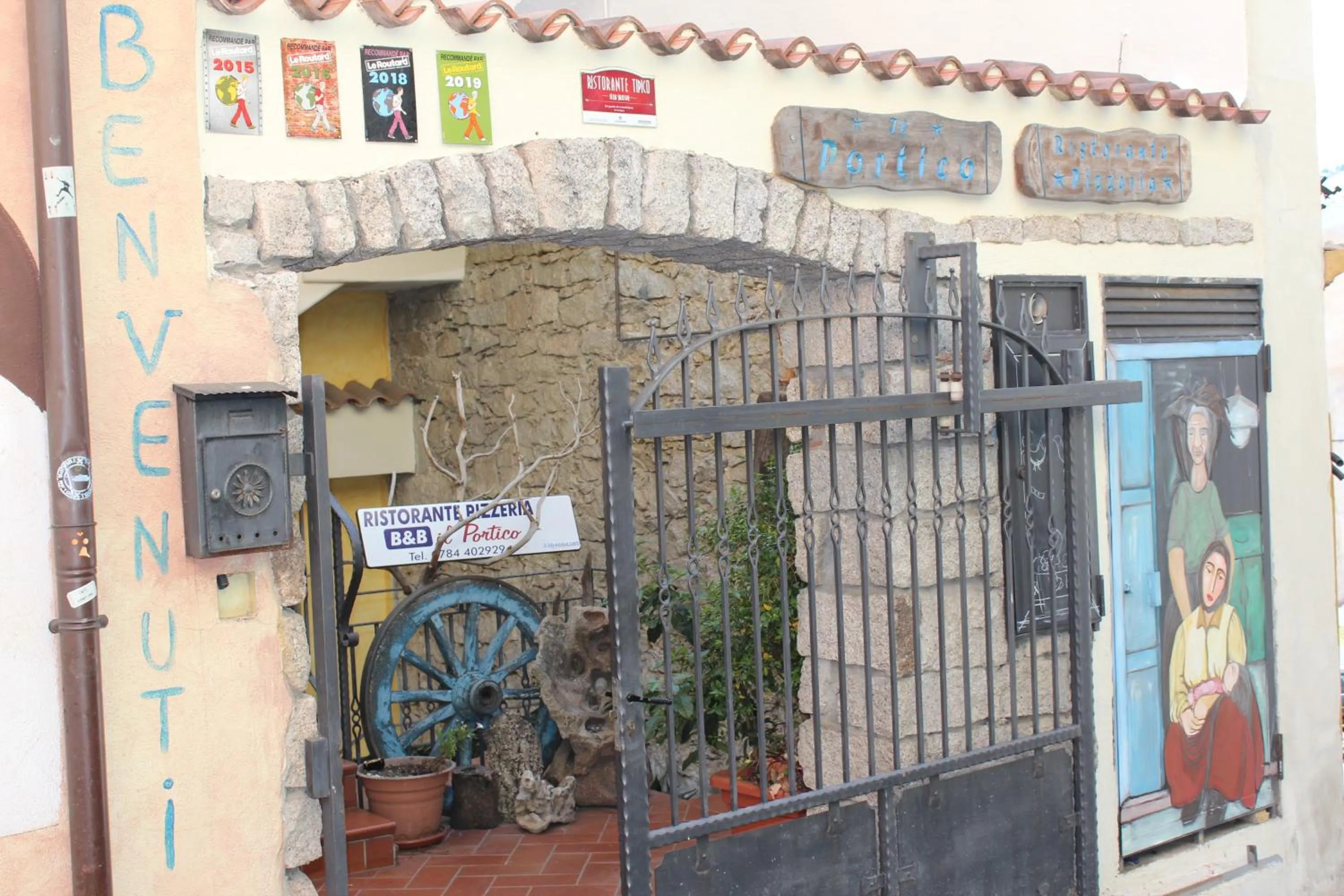 On site in b&b il Portico Orgosolo