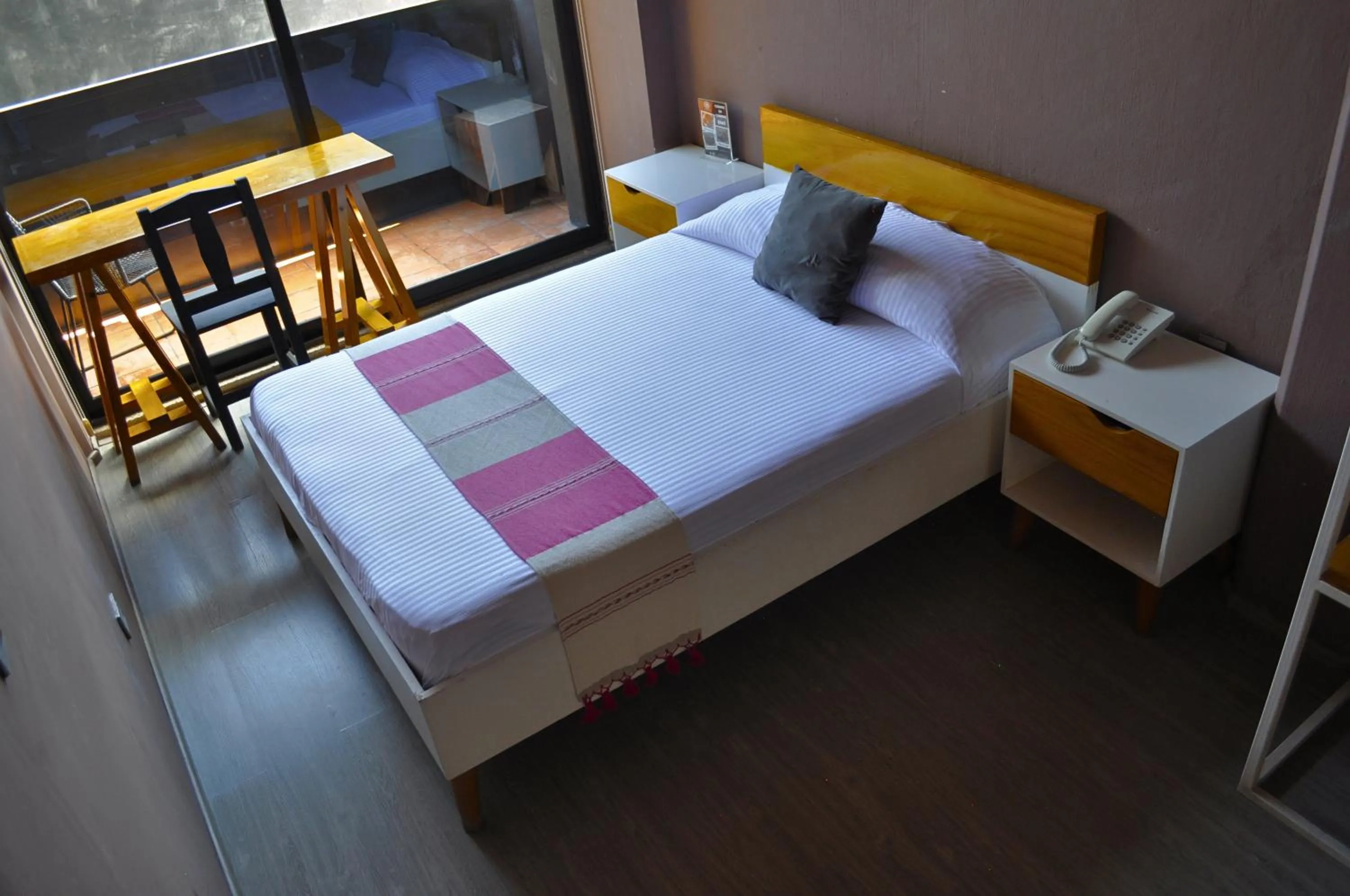 Bed in Hotel Momotus Tuxtla