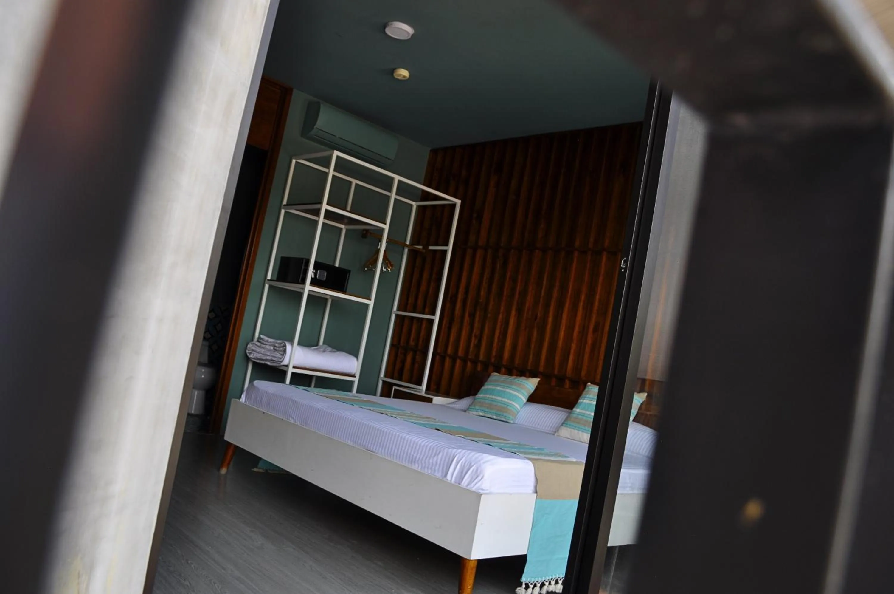 Bed in Hotel Momotus Tuxtla