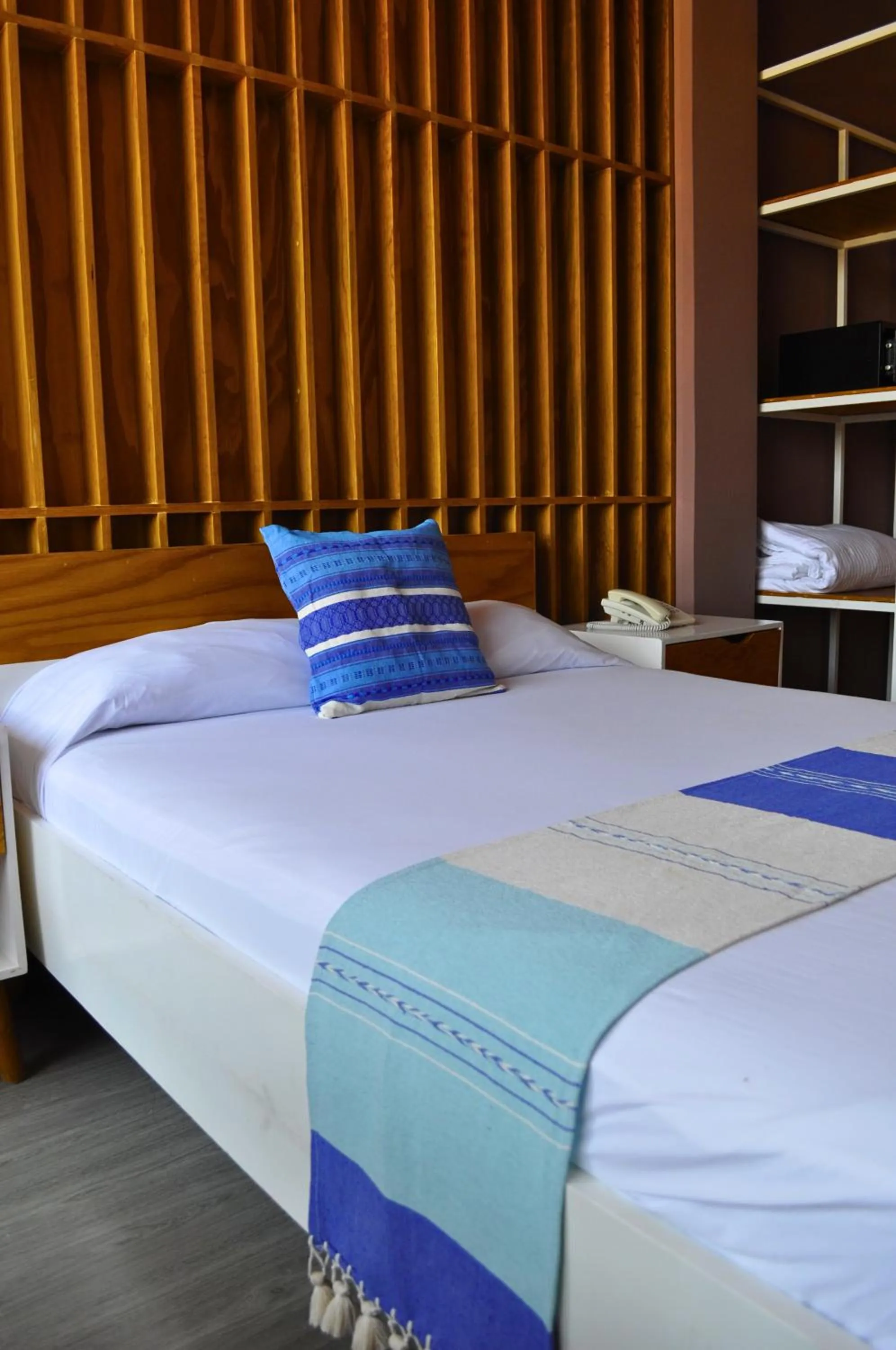 Bed in Hotel Momotus Tuxtla