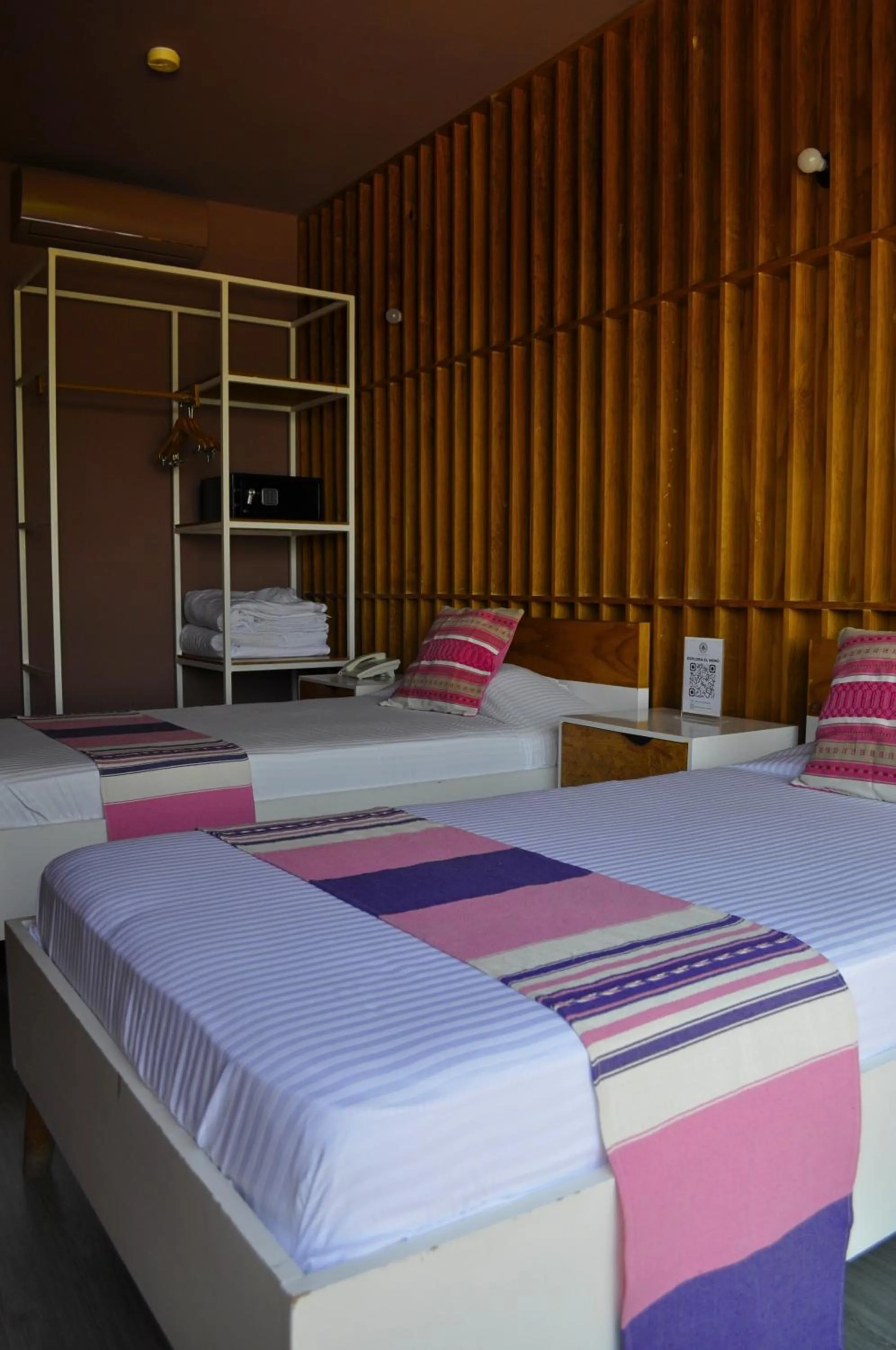Bed in Hotel Momotus Tuxtla
