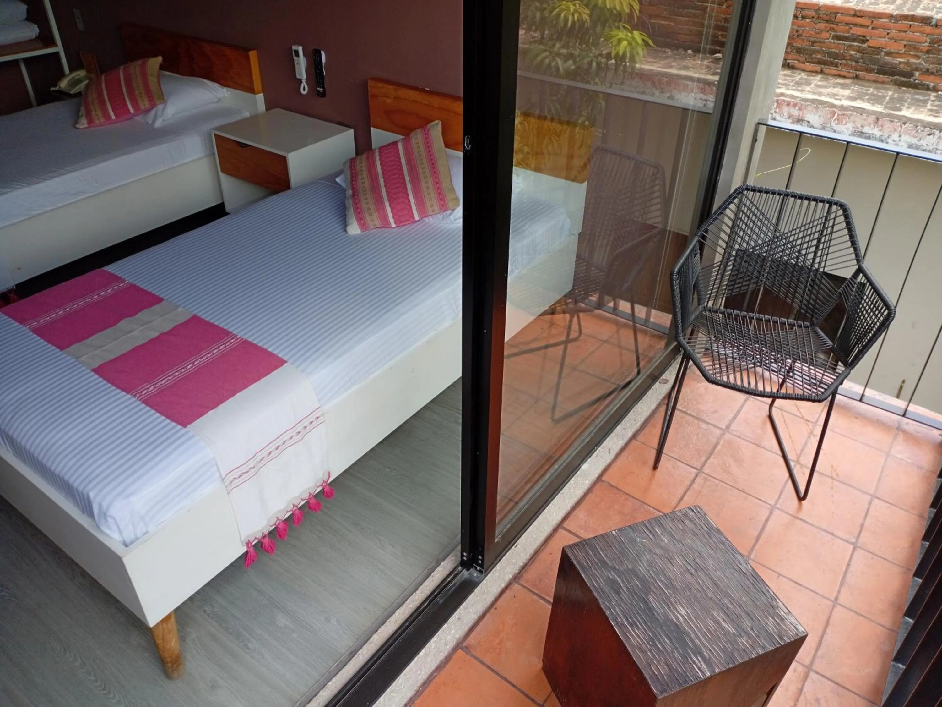 Bed in Hotel Momotus Tuxtla