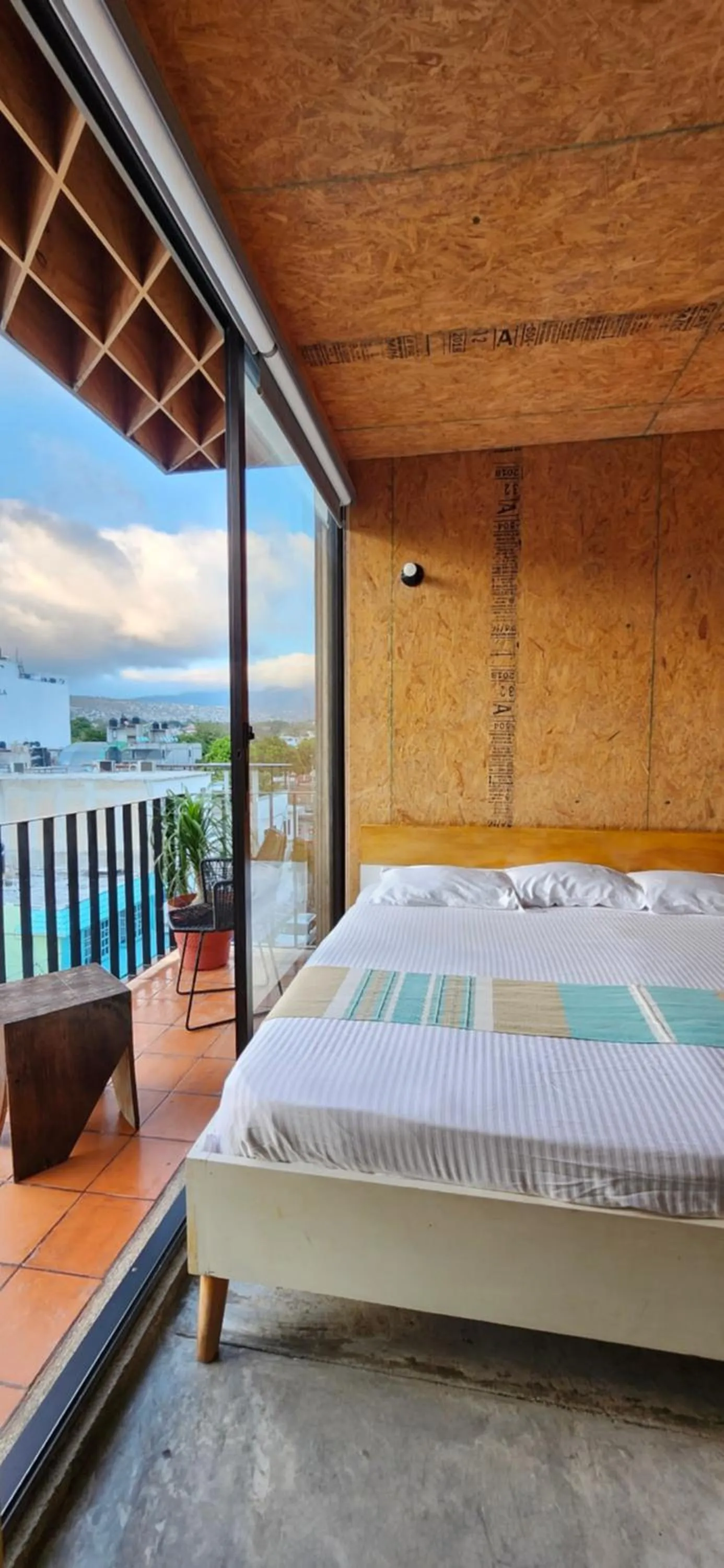 Balcony/Terrace, Bed in Hotel Momotus Tuxtla, en el centro - Acceso autónomo