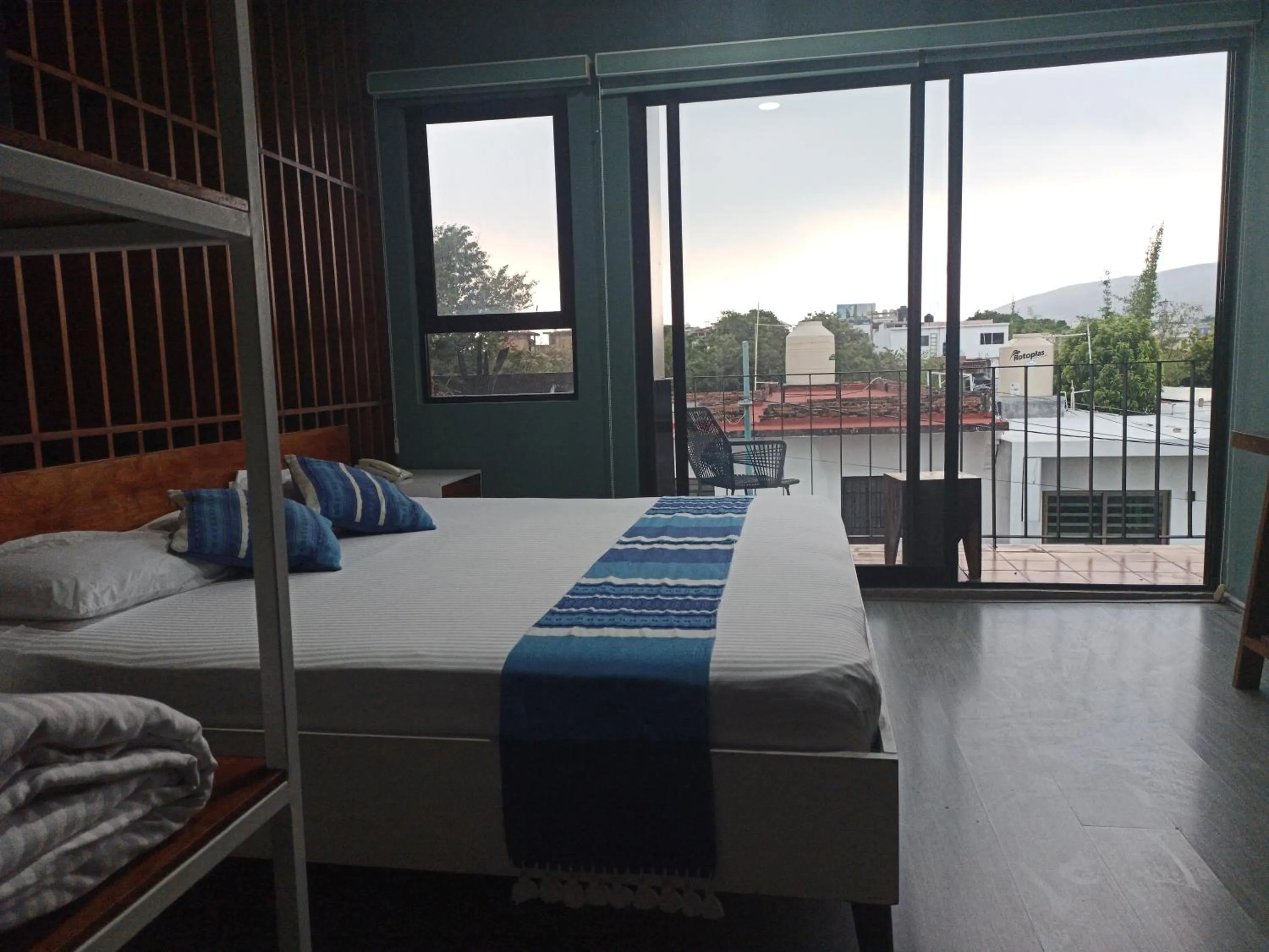 Bed in Hotel Momotus Tuxtla