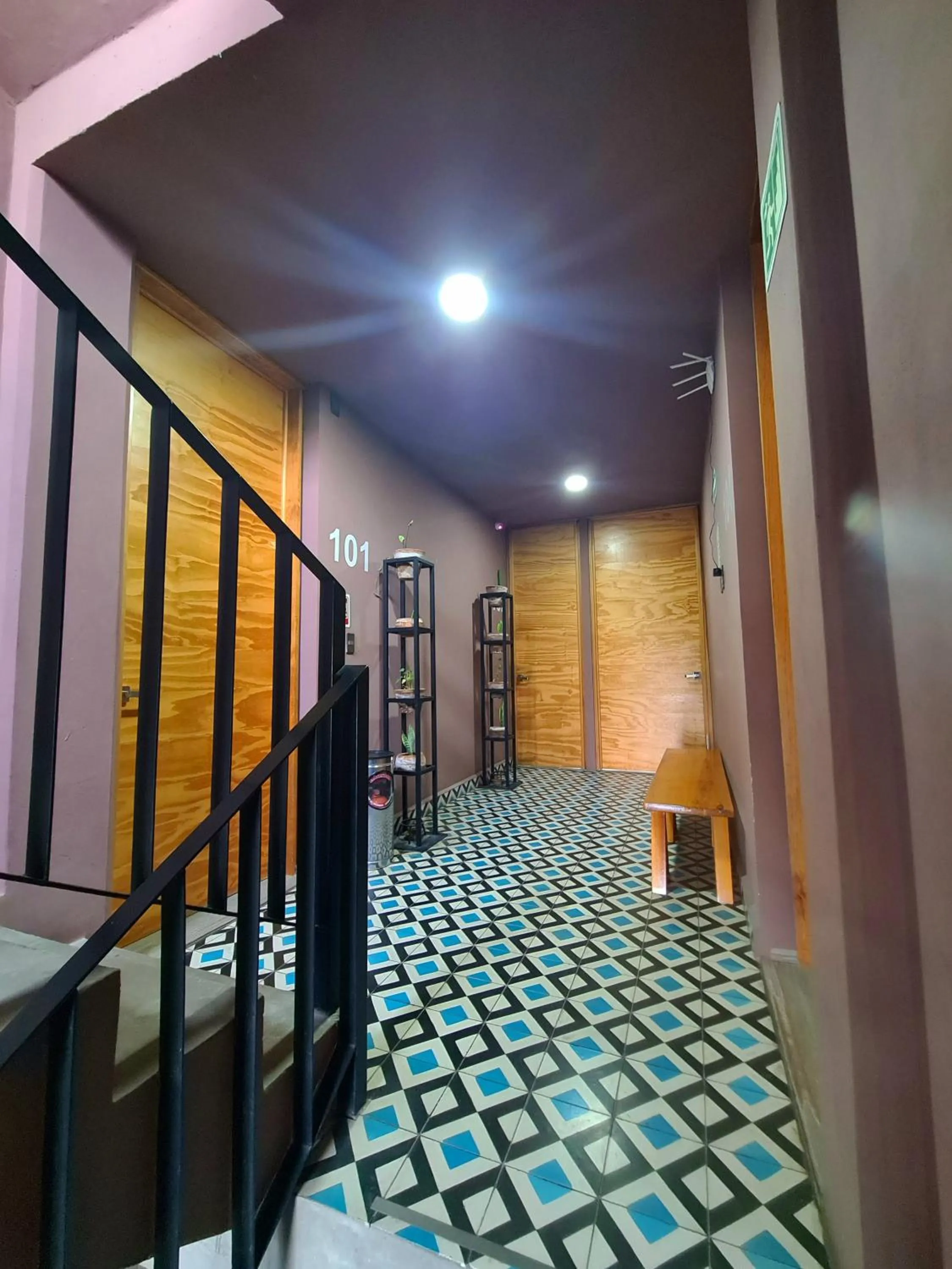 Decorative detail in Hotel Momotus Tuxtla