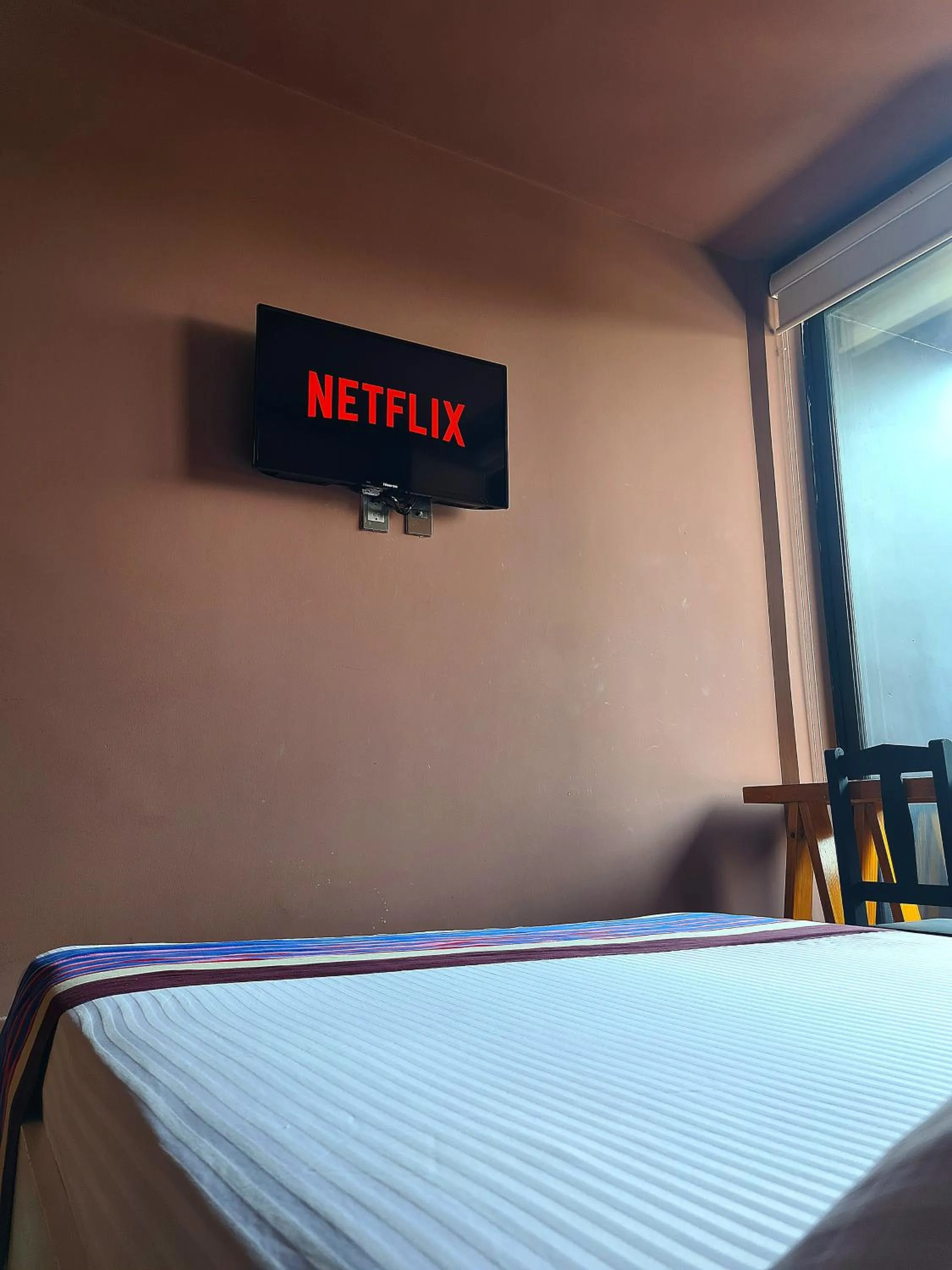 Bed in Hotel Momotus Tuxtla