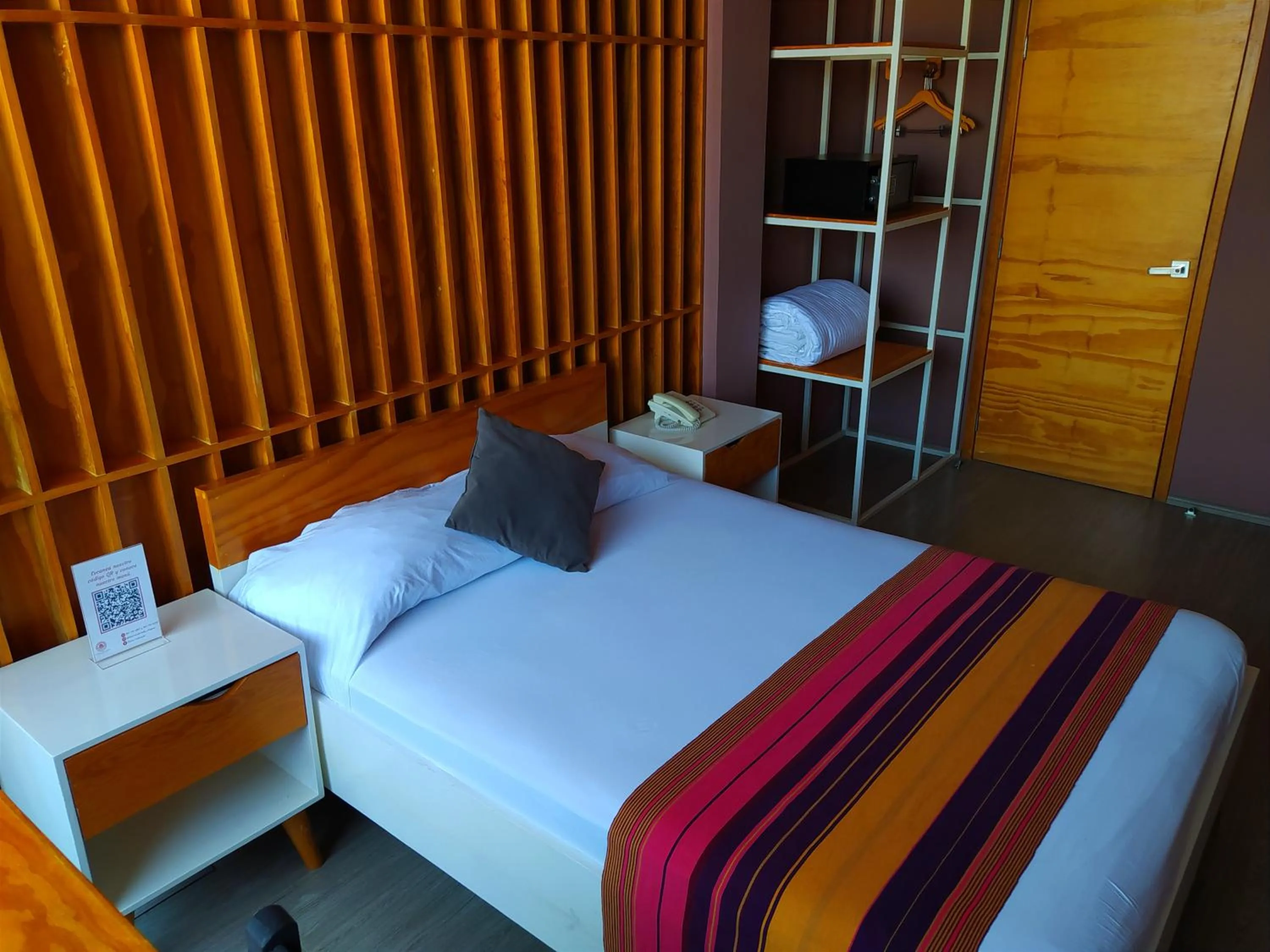 Bed in Hotel Momotus Tuxtla