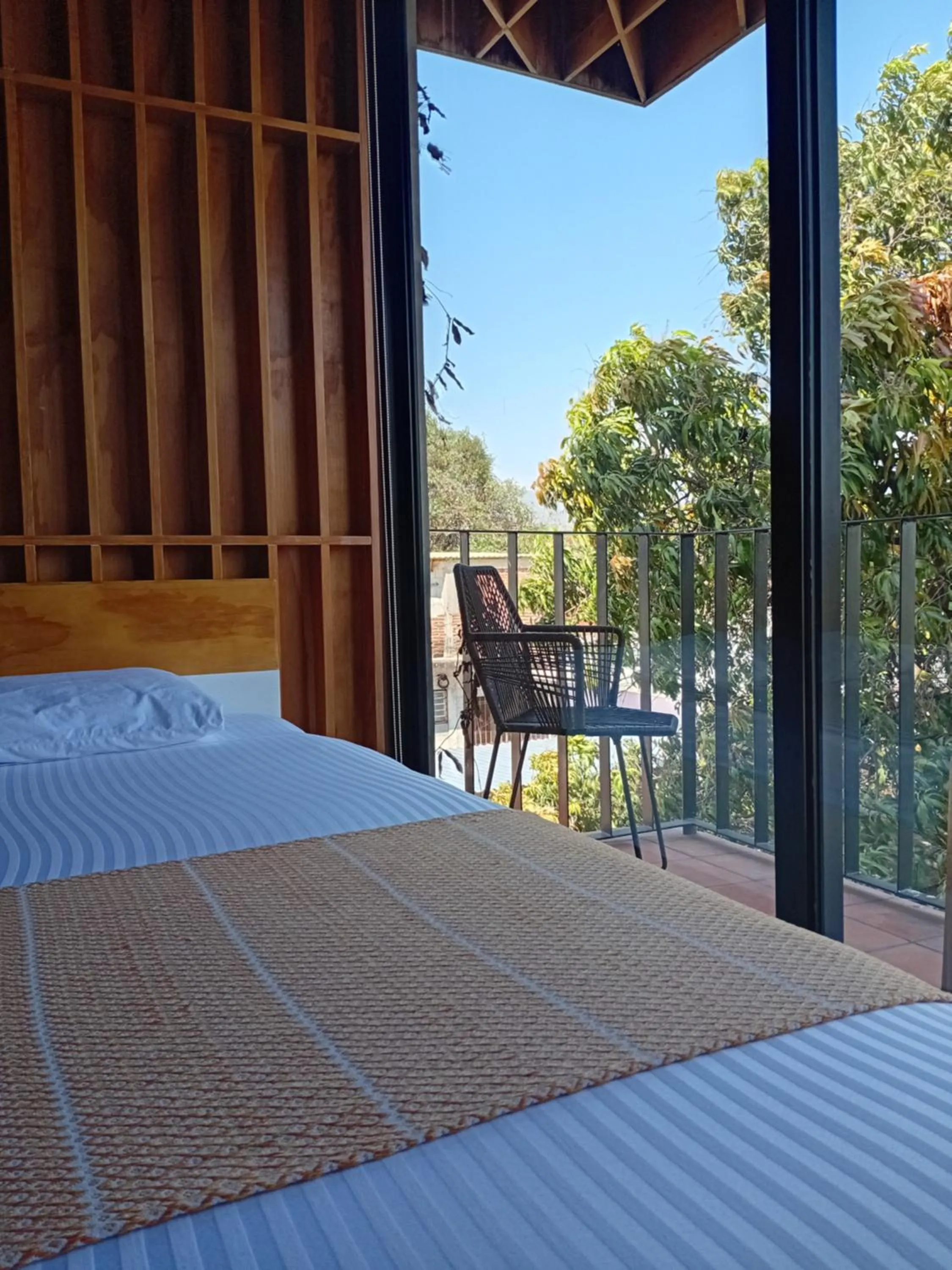 Bed in Hotel Momotus Tuxtla