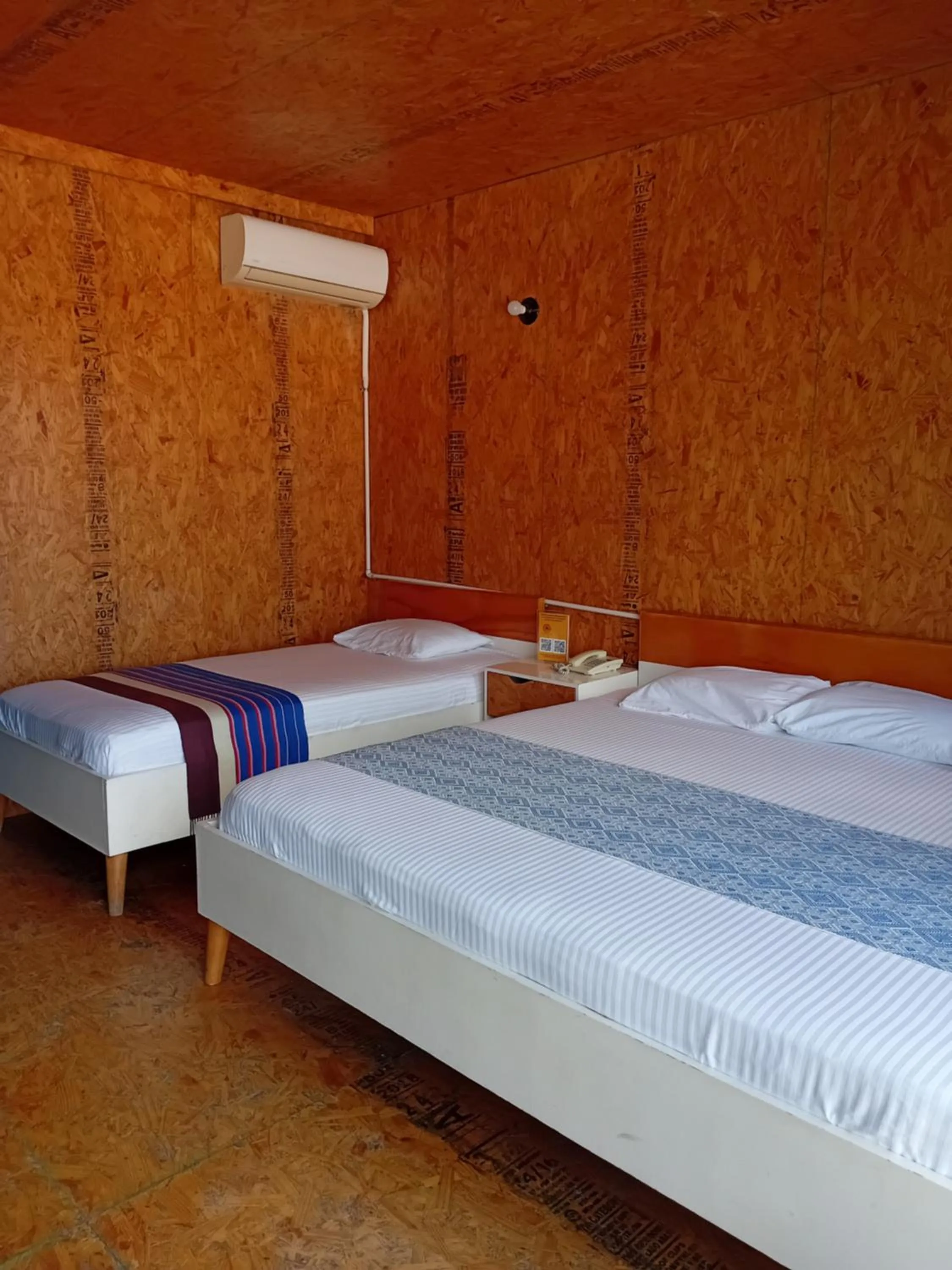 Bed in Hotel Momotus Tuxtla