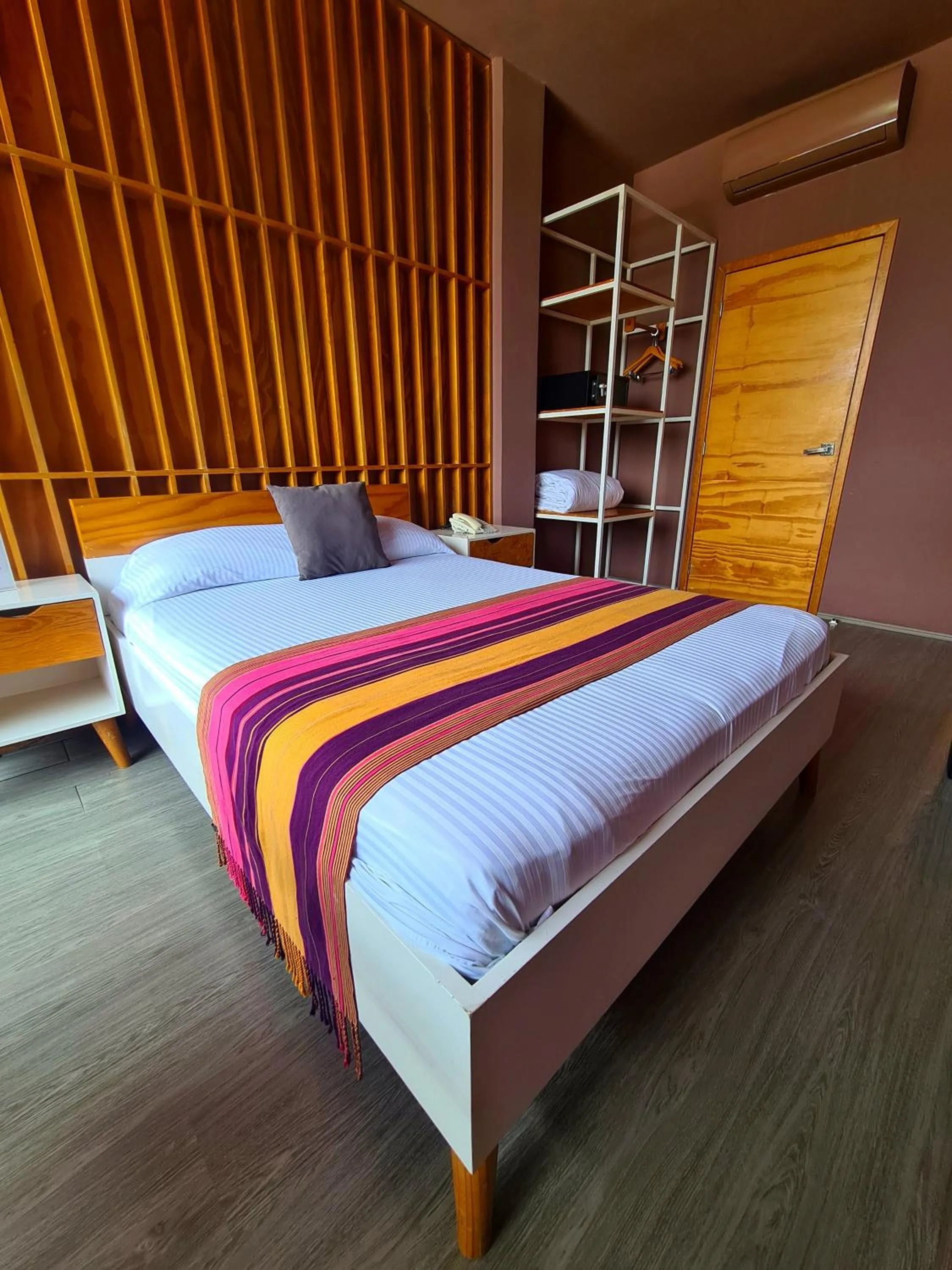 Bed in Hotel Momotus Tuxtla