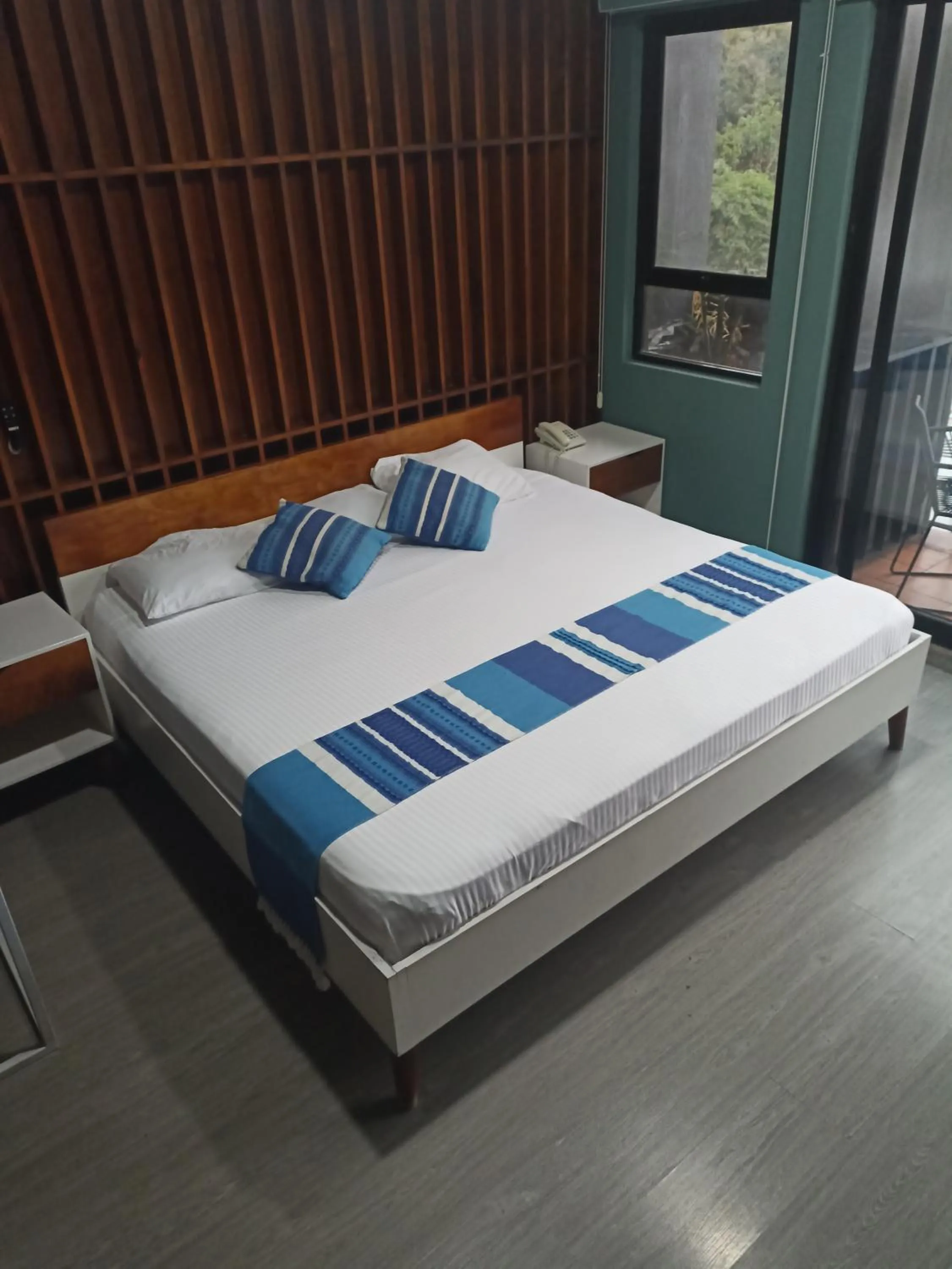 Bed in Hotel Momotus Tuxtla