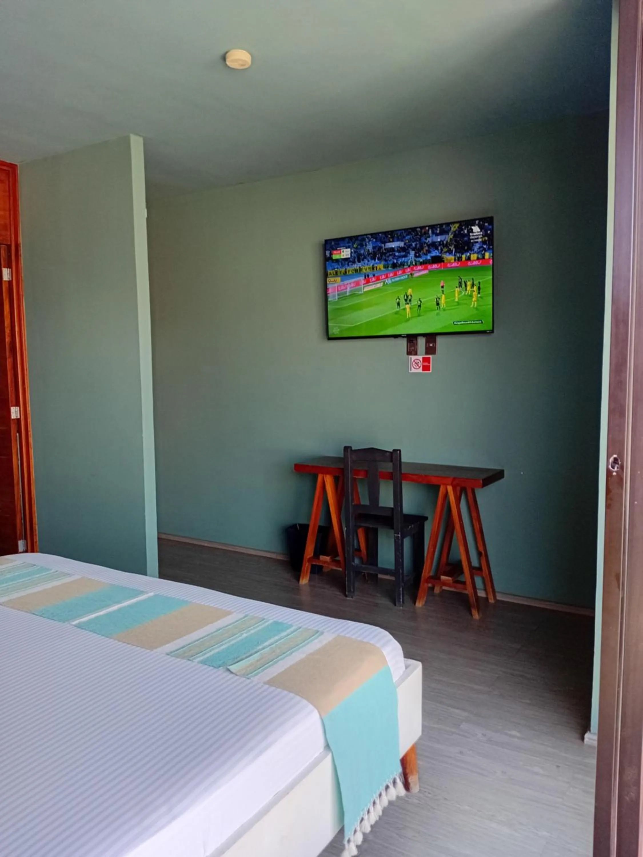 Bed in Hotel Momotus Tuxtla