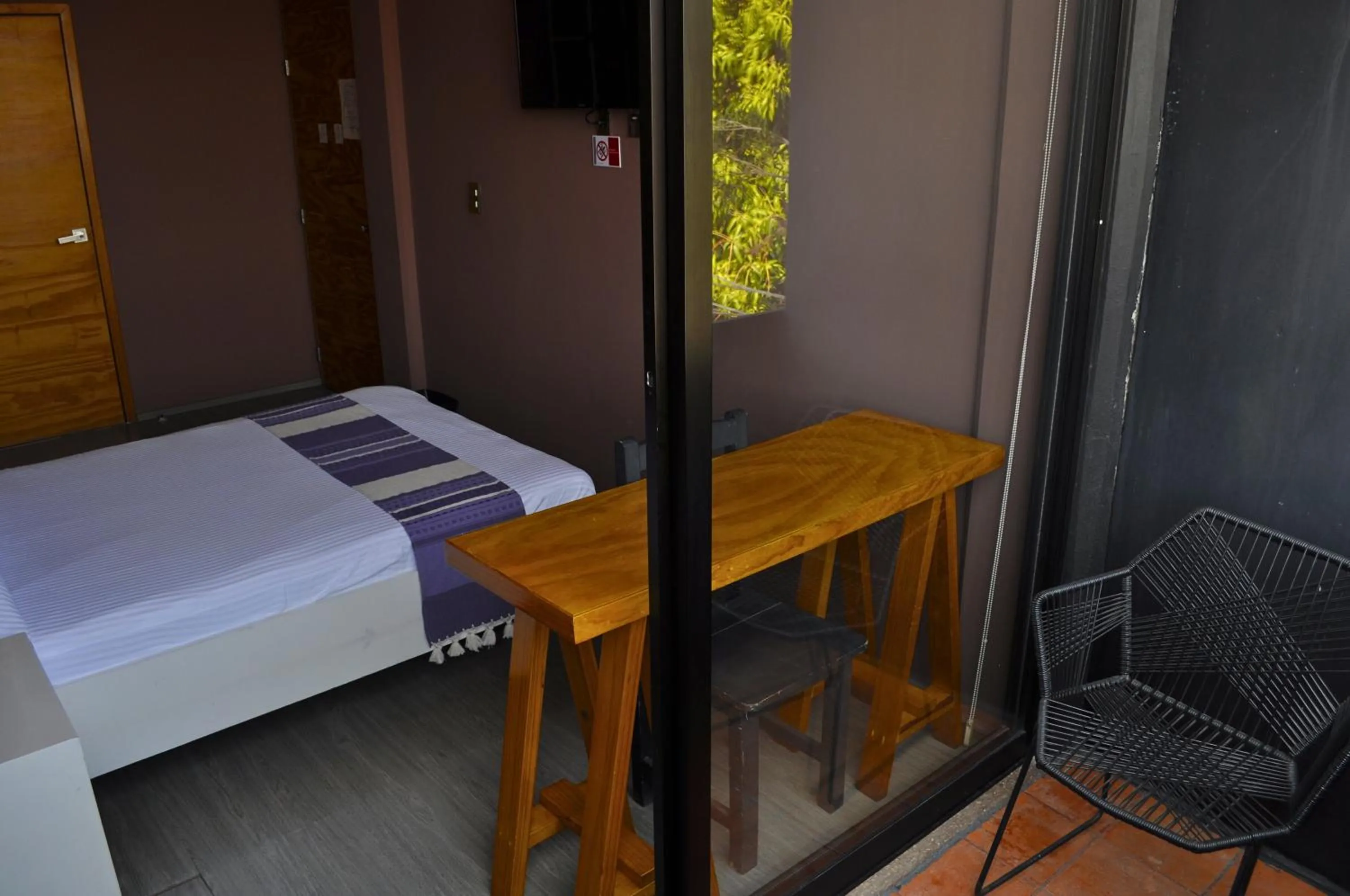 Bed in Hotel Momotus Tuxtla