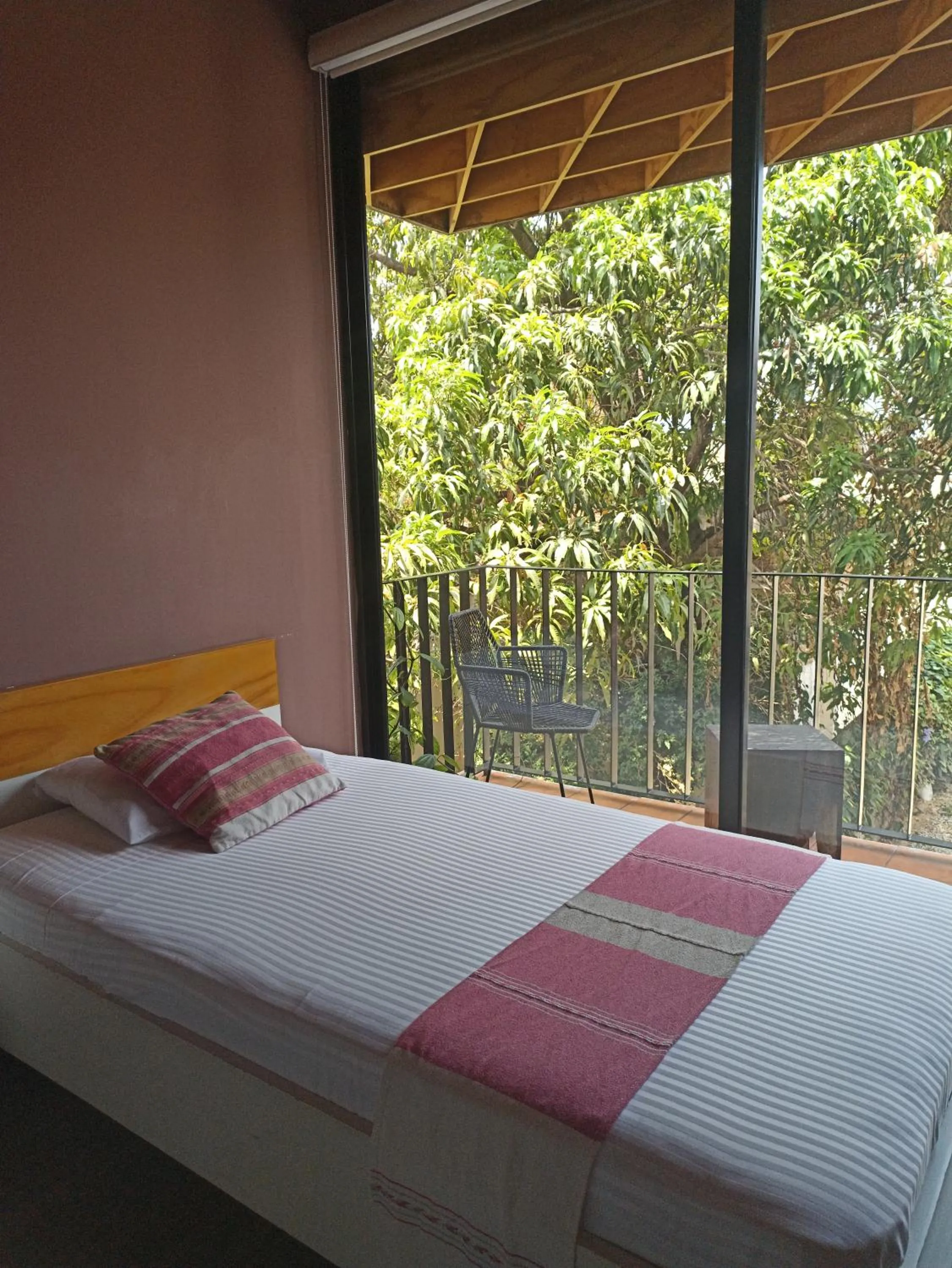 Bed in Hotel Momotus Tuxtla