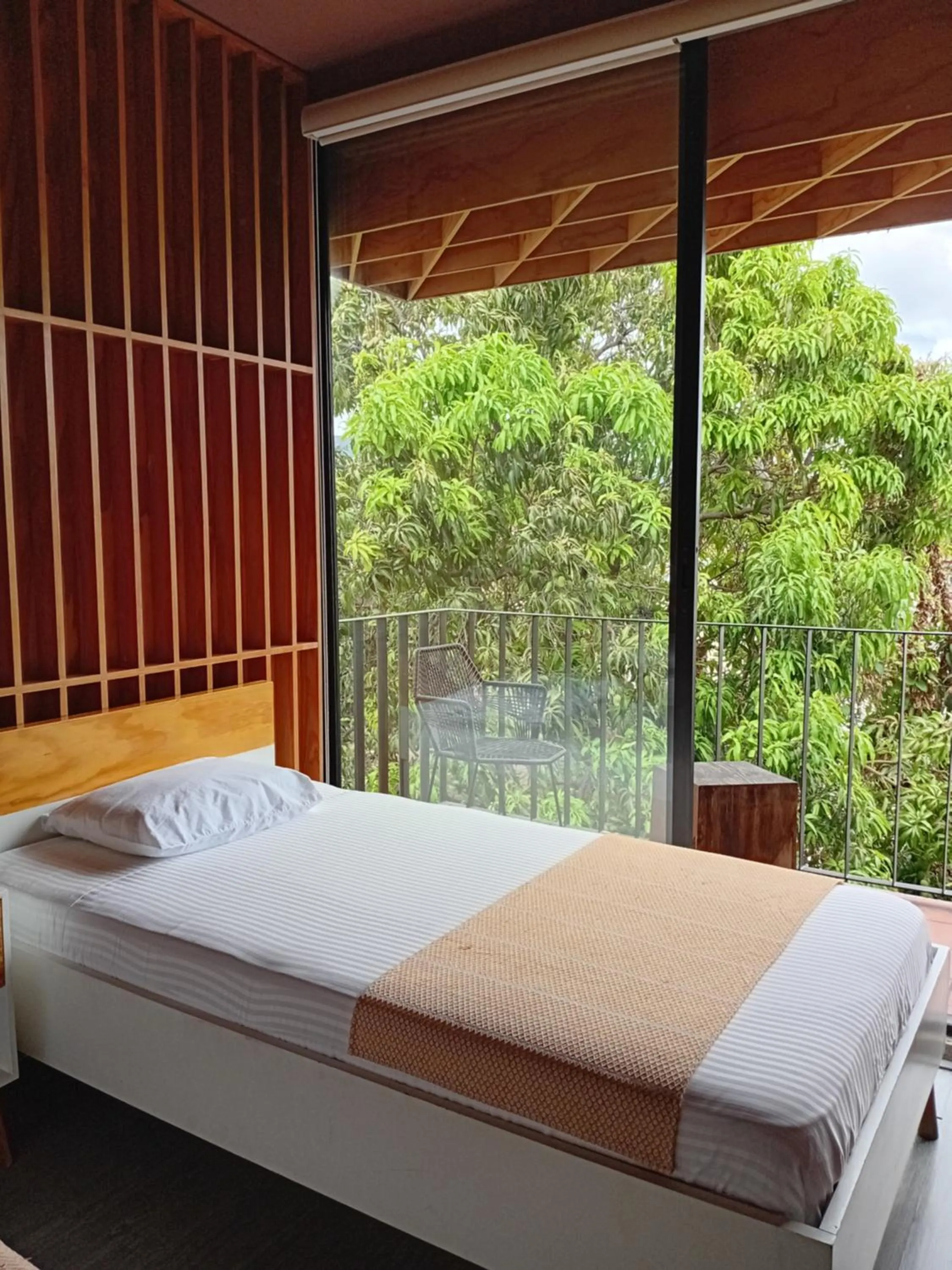 Bed in Hotel Momotus Tuxtla