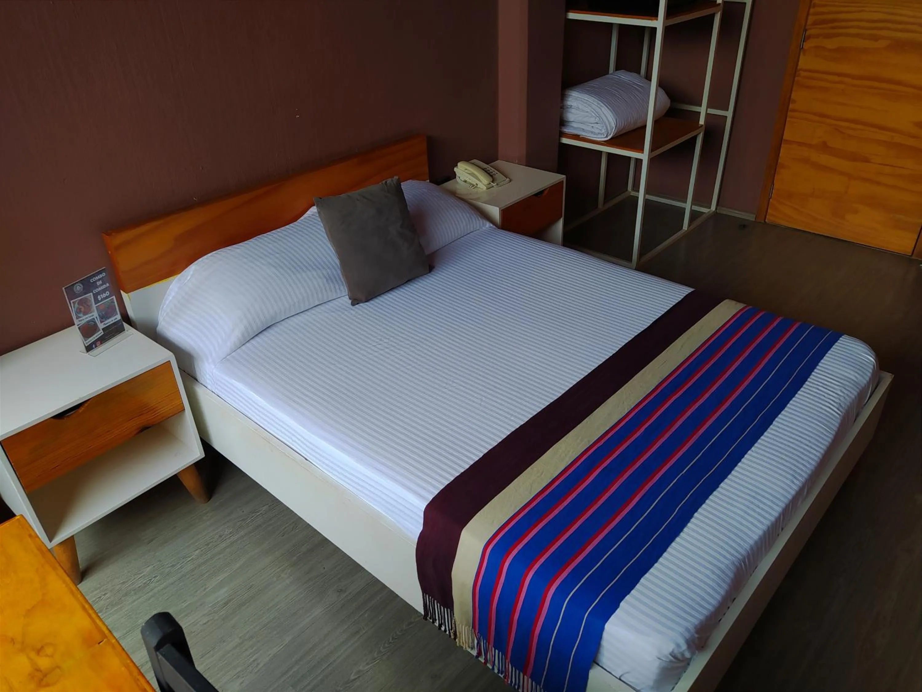 Bed in Hotel Momotus Tuxtla