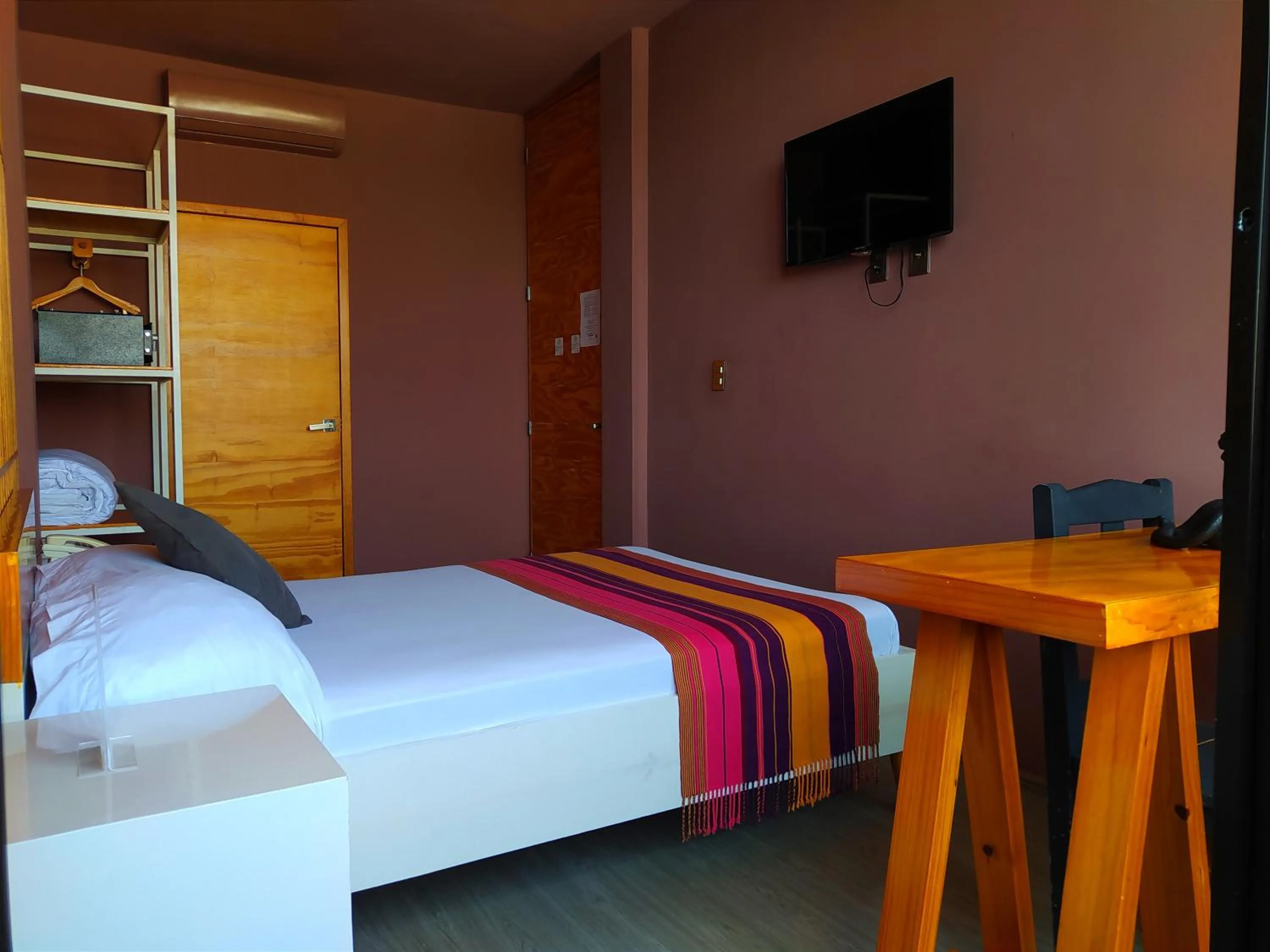 Bed in Hotel Momotus Tuxtla
