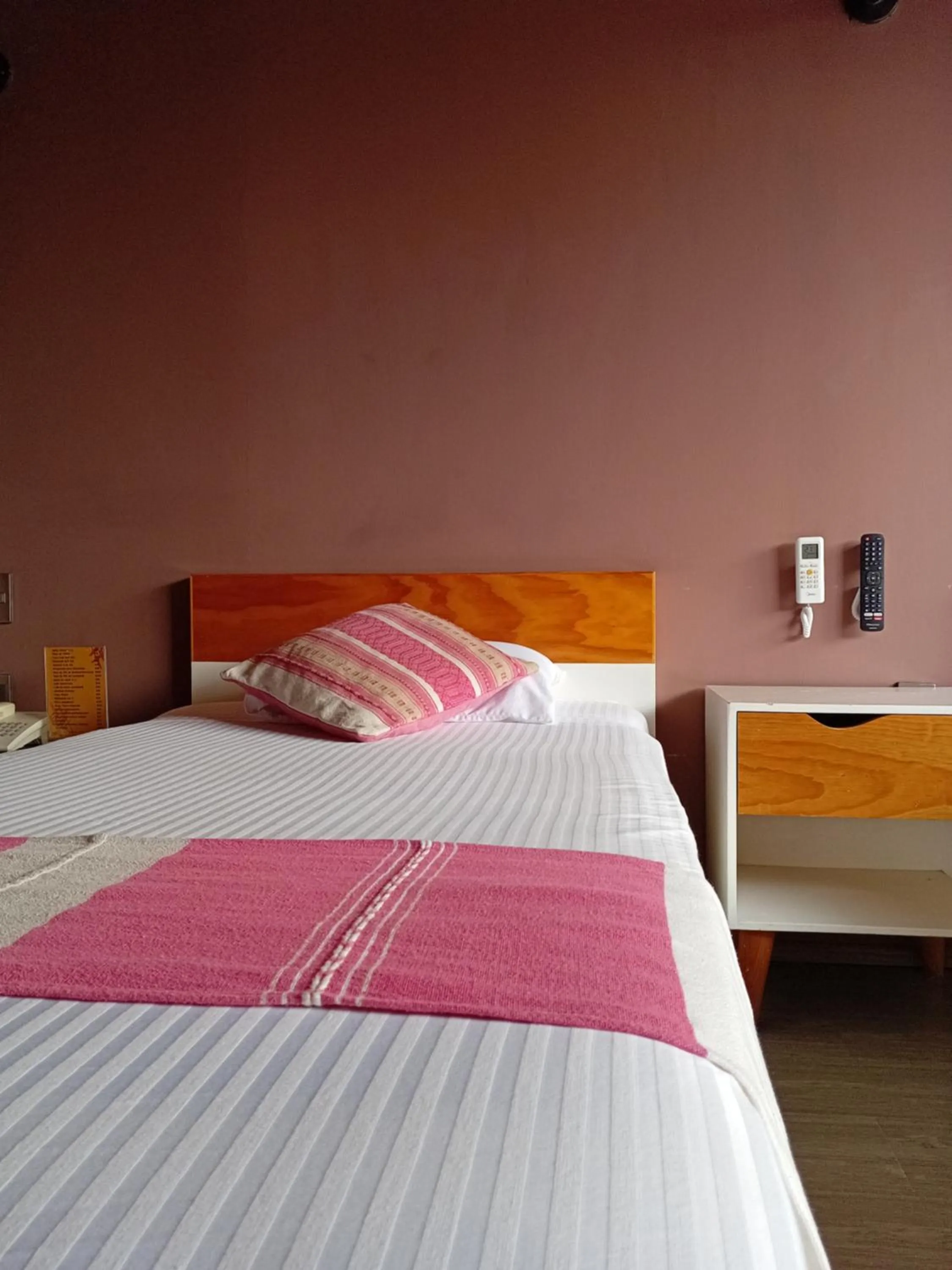 Bed in Hotel Momotus Tuxtla