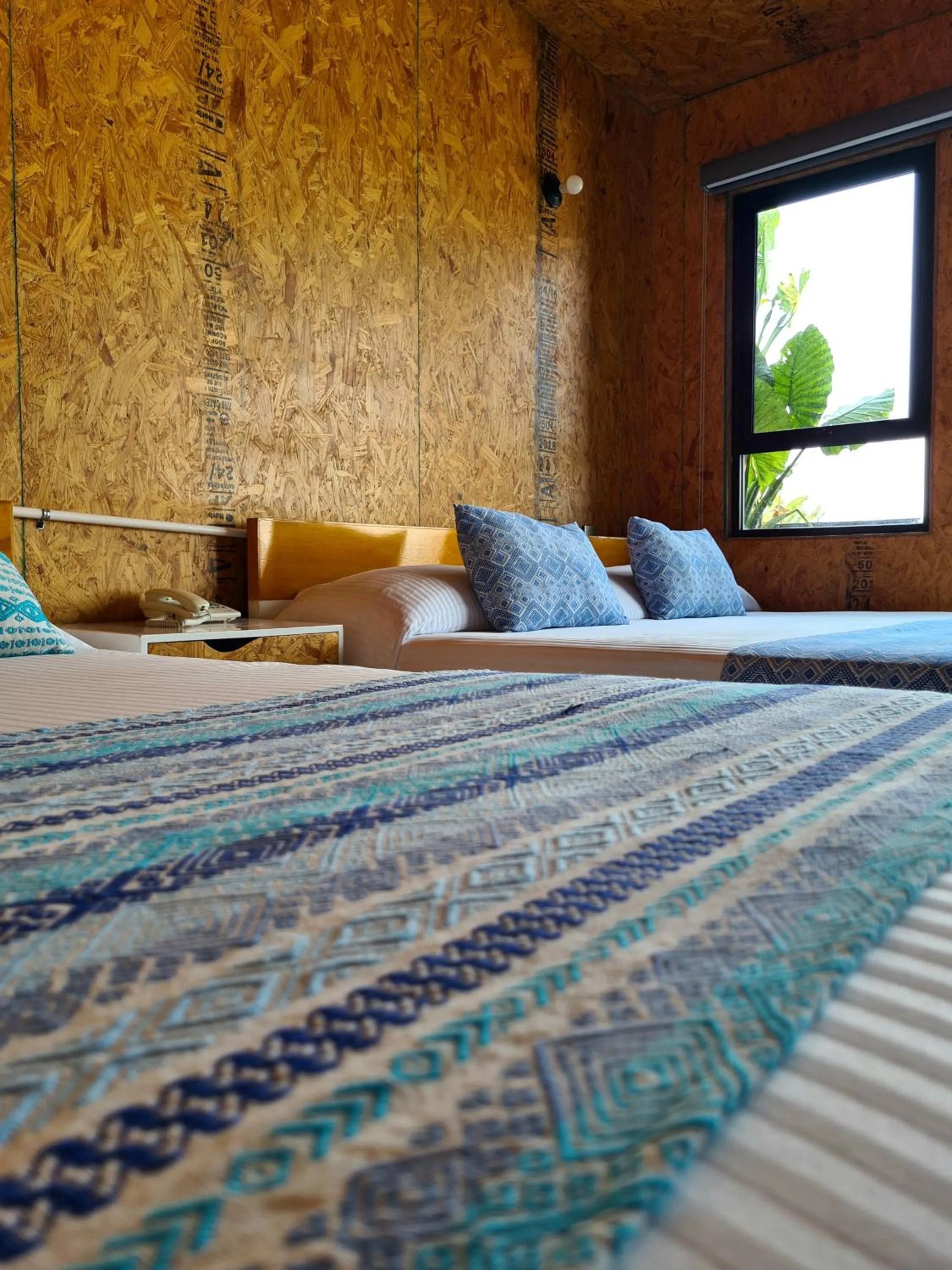 Bed in Hotel Momotus Tuxtla