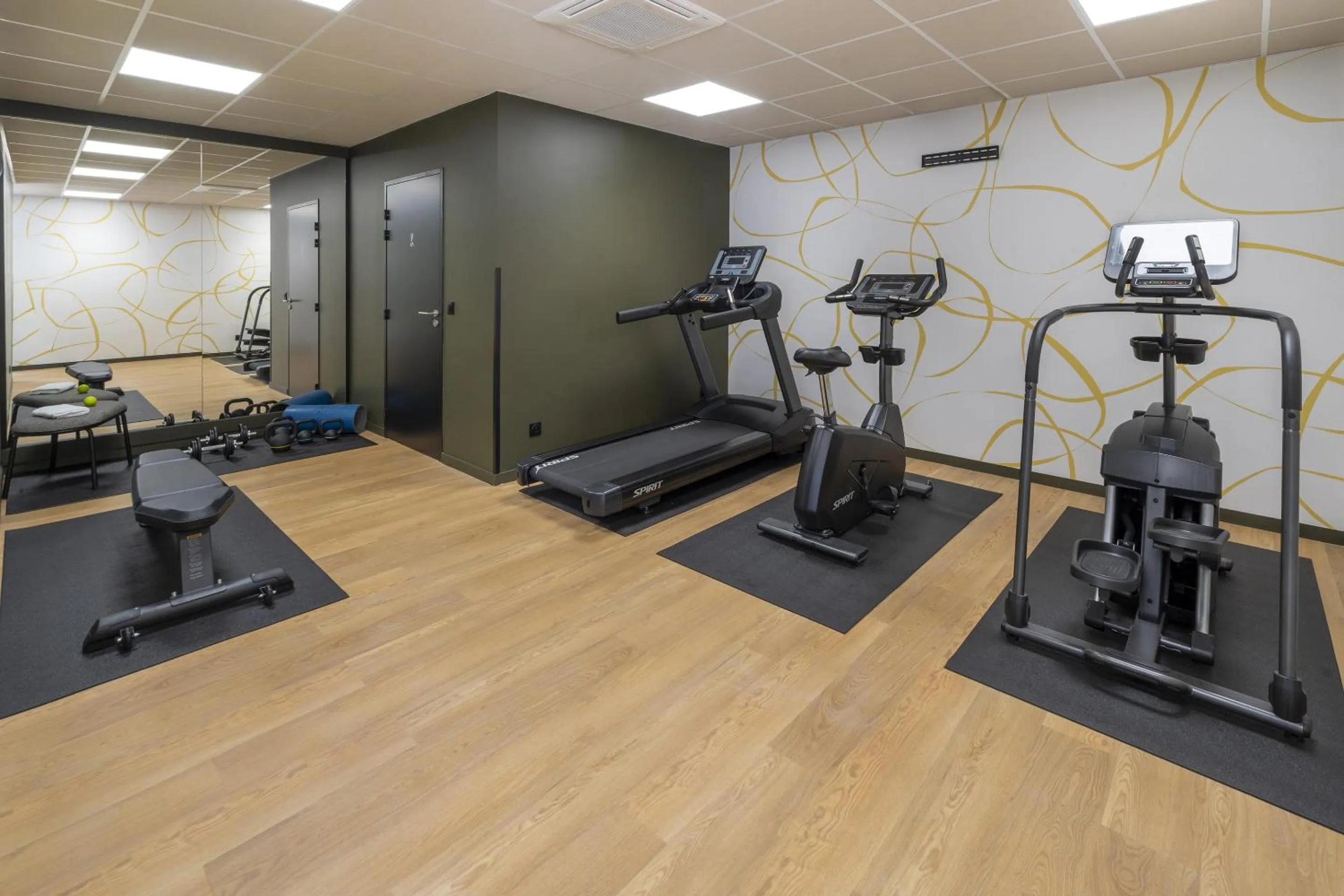 Fitness centre/facilities in Sure Hotel by Best Western Caen Memorial