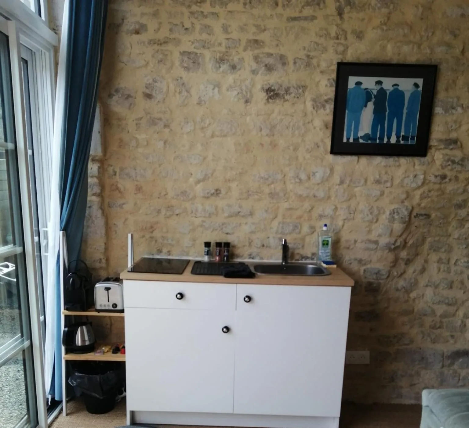 Kitchen or kitchenette in Villa kahlo Omaha Beach