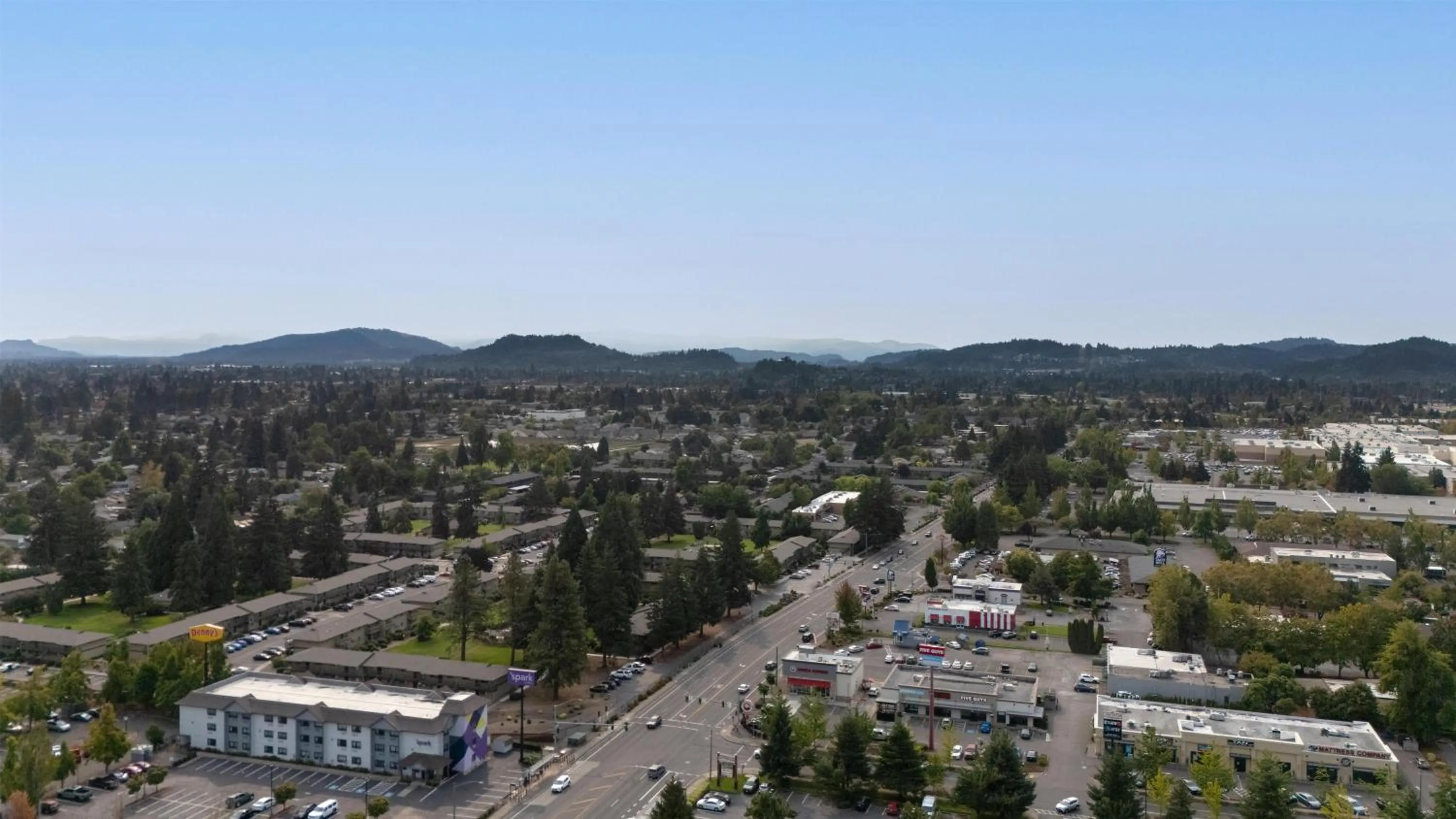 Bird's eye view in Spark by Hilton Springfield Eugene