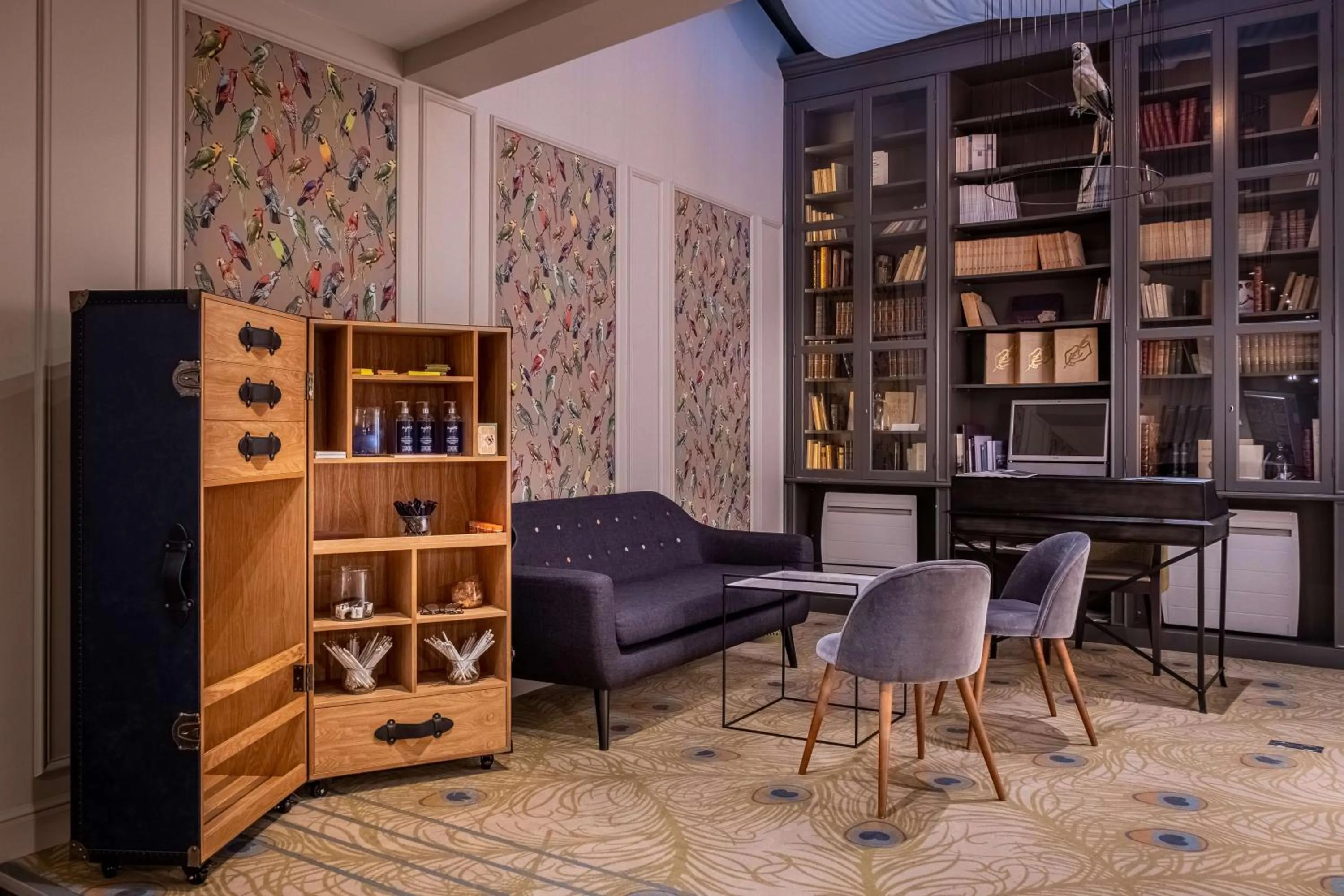 Lounge or bar in Hôtel Littéraire Gustave Flaubert, BW Signature Collection