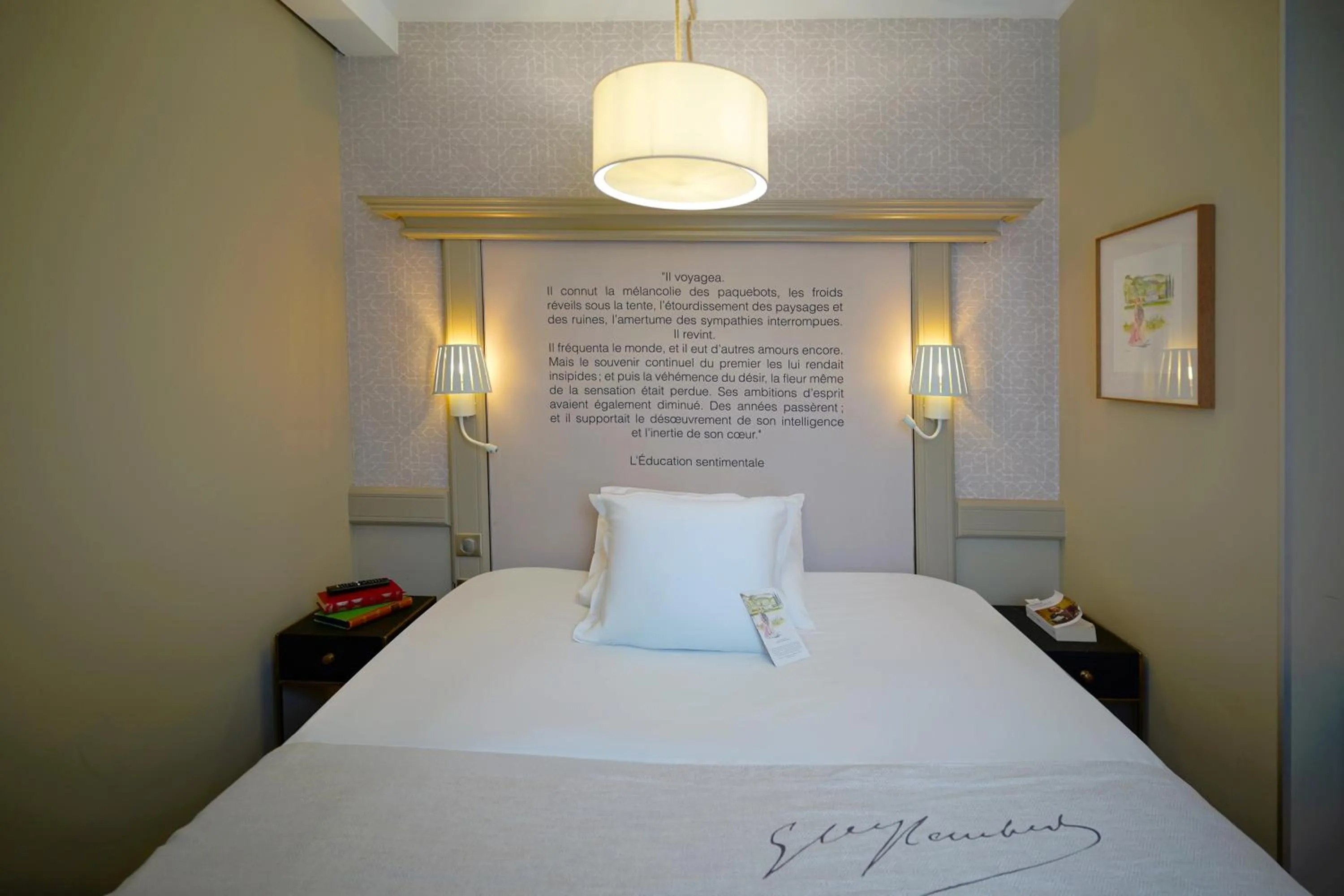 Bedroom, Bed in Hôtel Littéraire Gustave Flaubert, BW Signature Collection