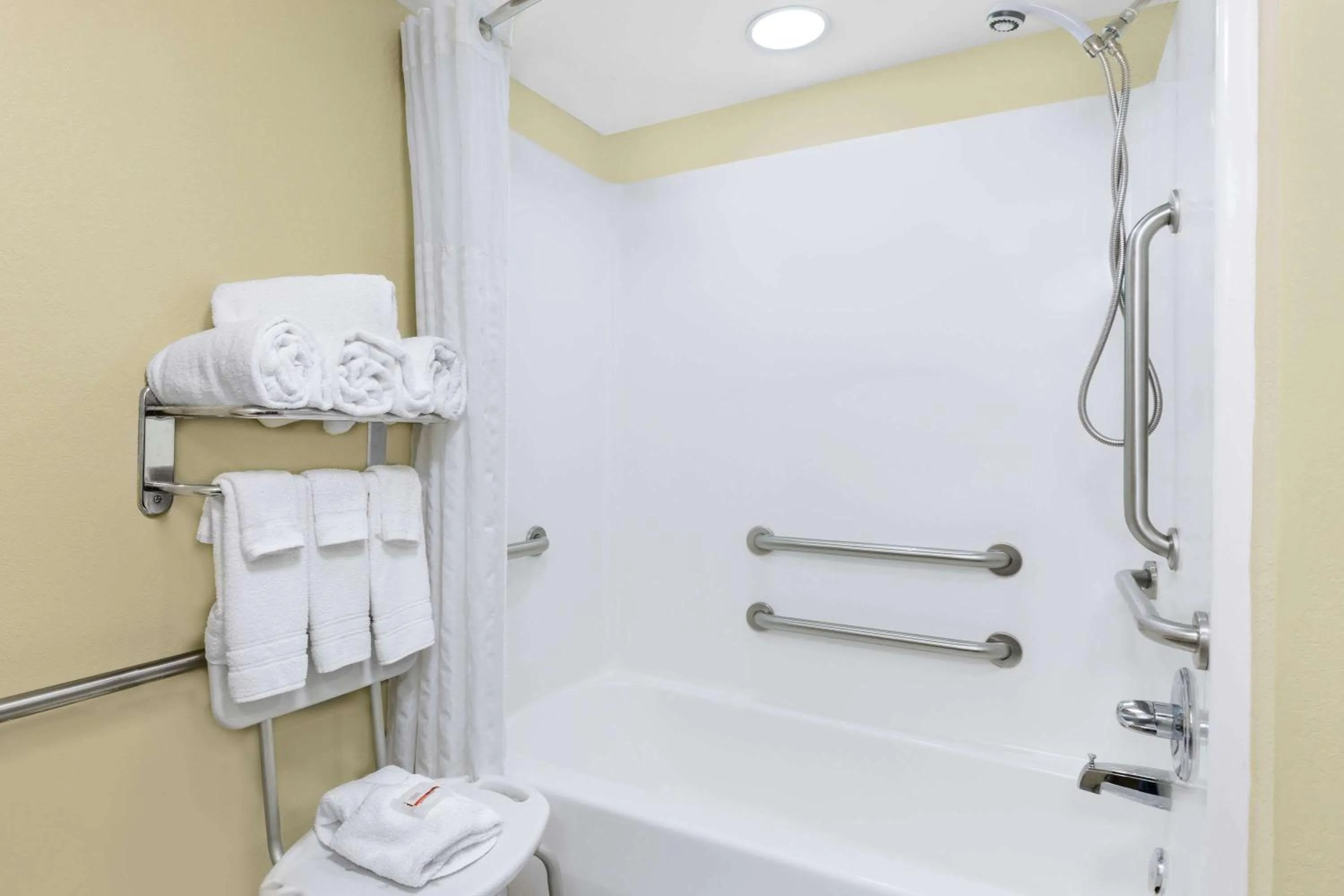 Shower, Bathroom in Microtel Inn & Suites by Wyndham Starkville