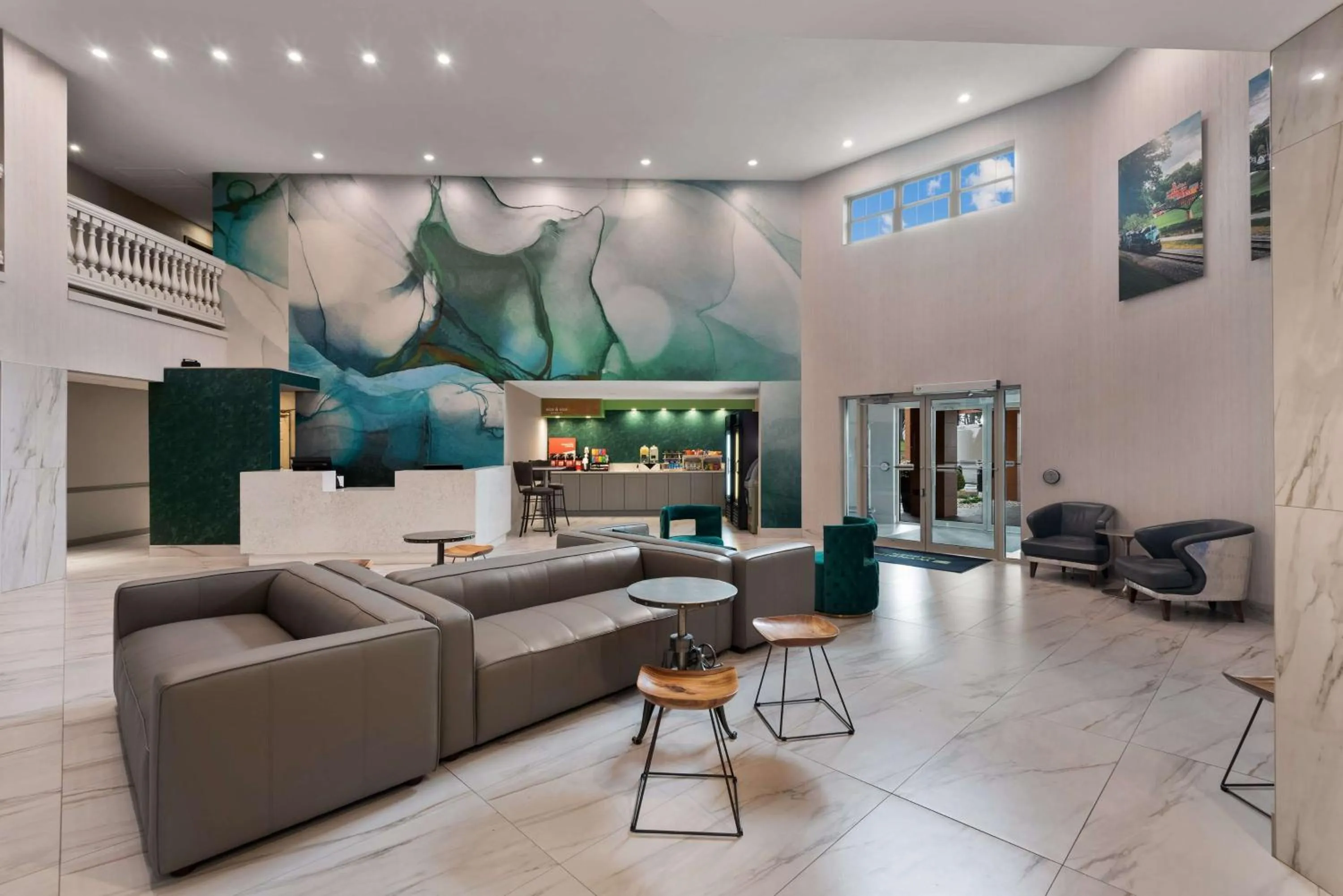 Lobby or reception in Wyndham Garden Galena Hotel & Day Spa