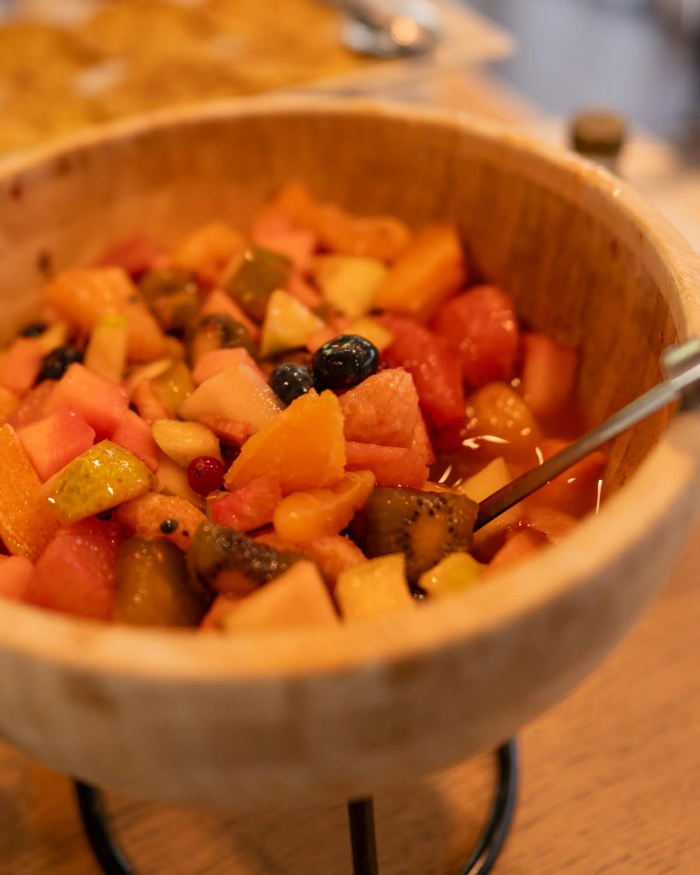 Buffet breakfast in Kyriad Lyon Sud Sainte Foy