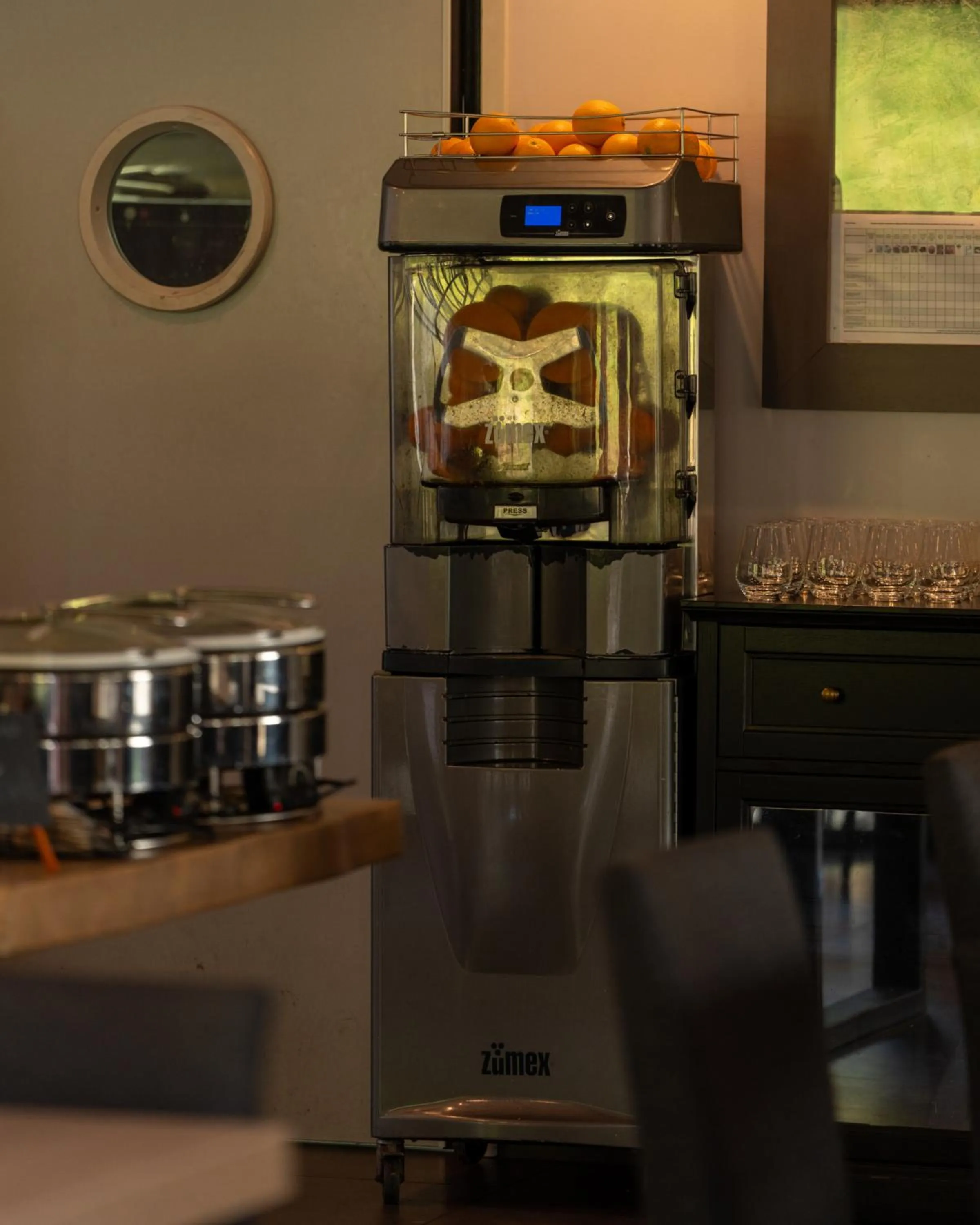 Buffet breakfast in Kyriad Lyon Sud Sainte Foy