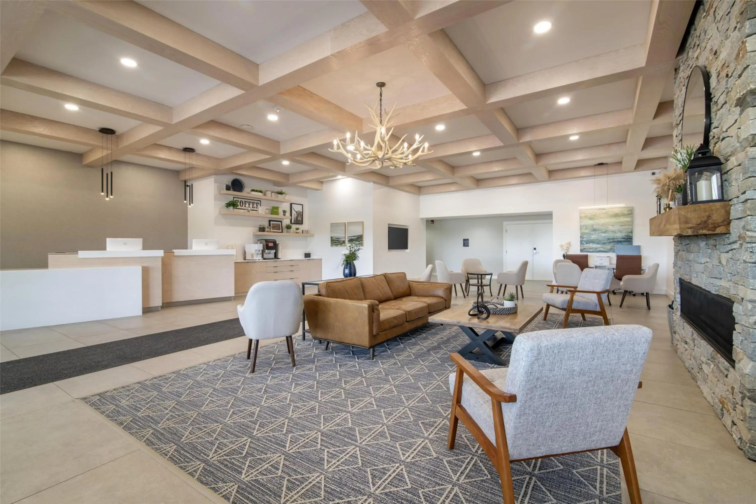 Lobby or reception in Best Western Caribou Inn