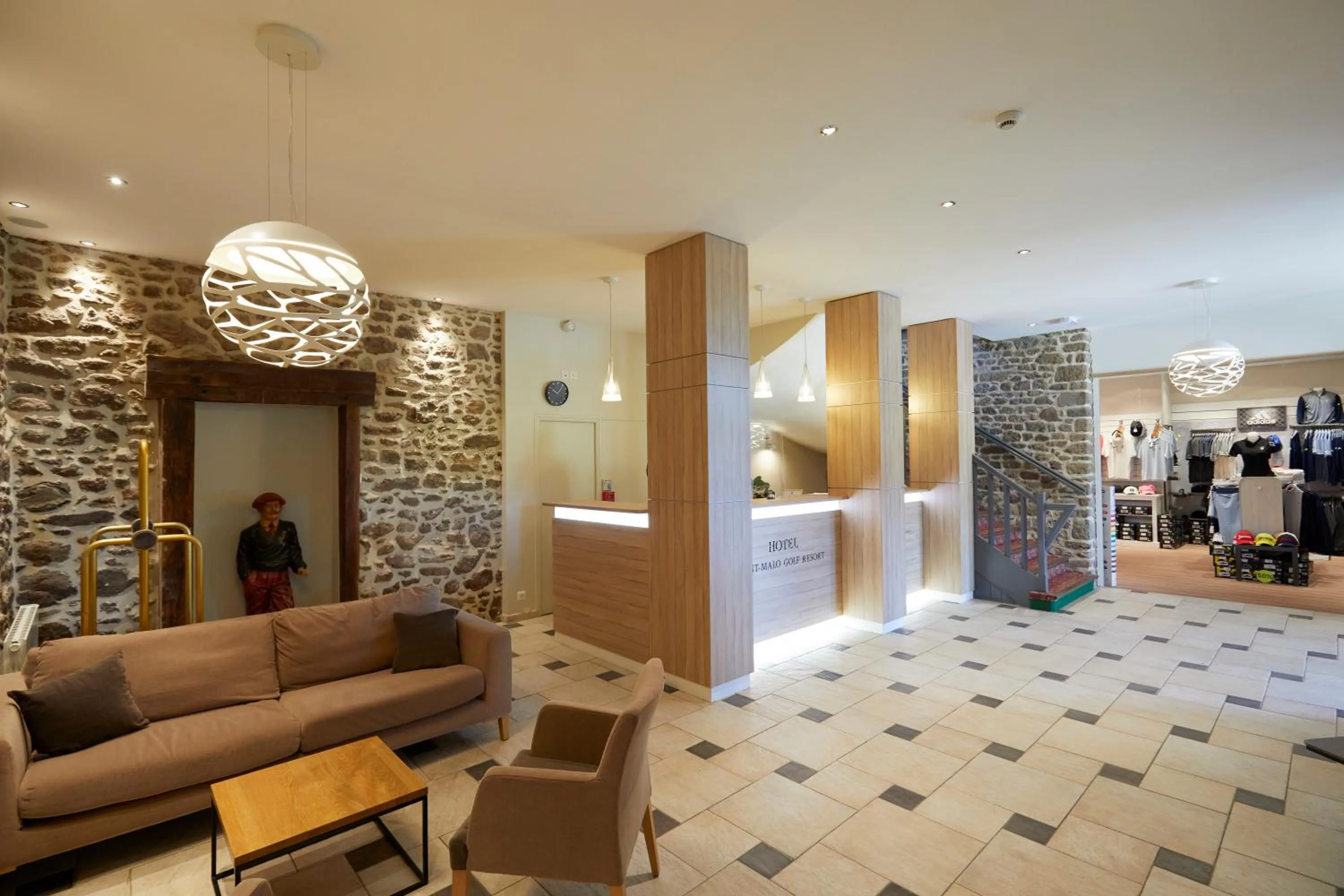 Lobby or reception in Saint Malo Golf Resort