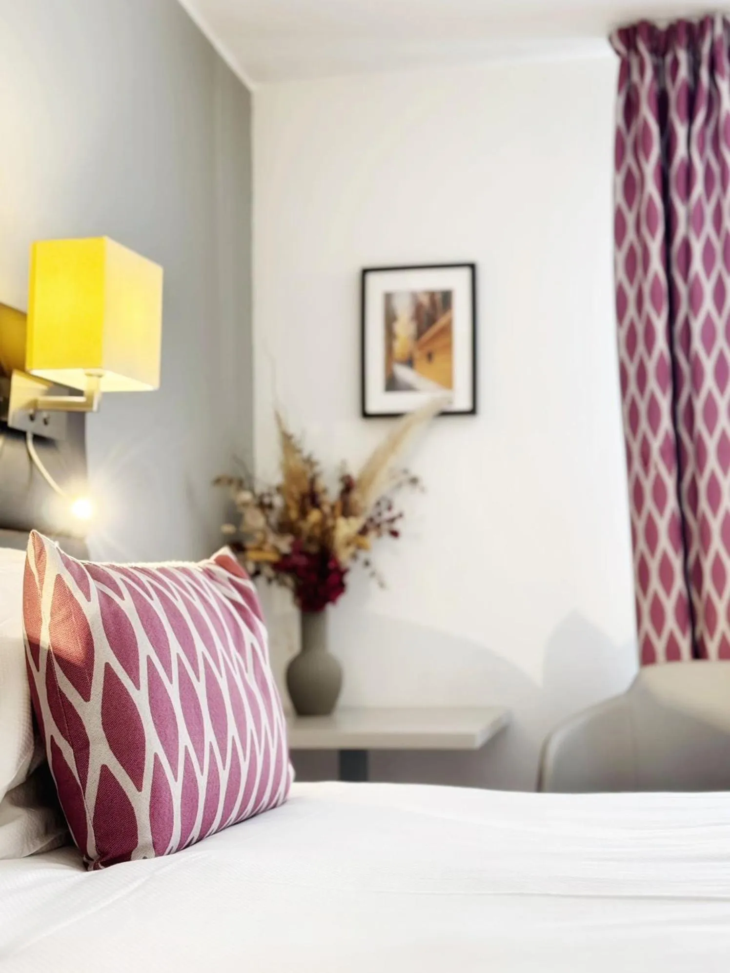 Decorative detail, Bed in Hotel Nice Riviera