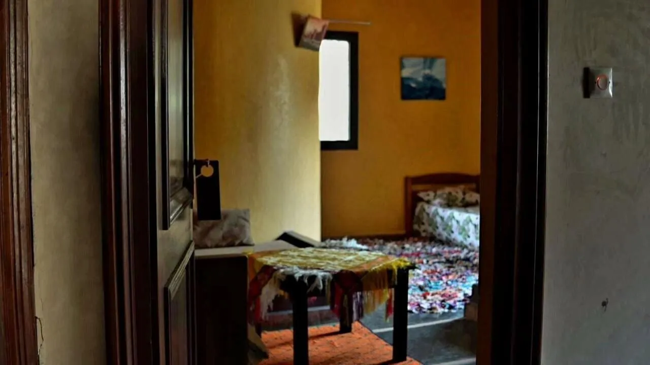 Seating area, Bed in Ourika Atlas Tigmi