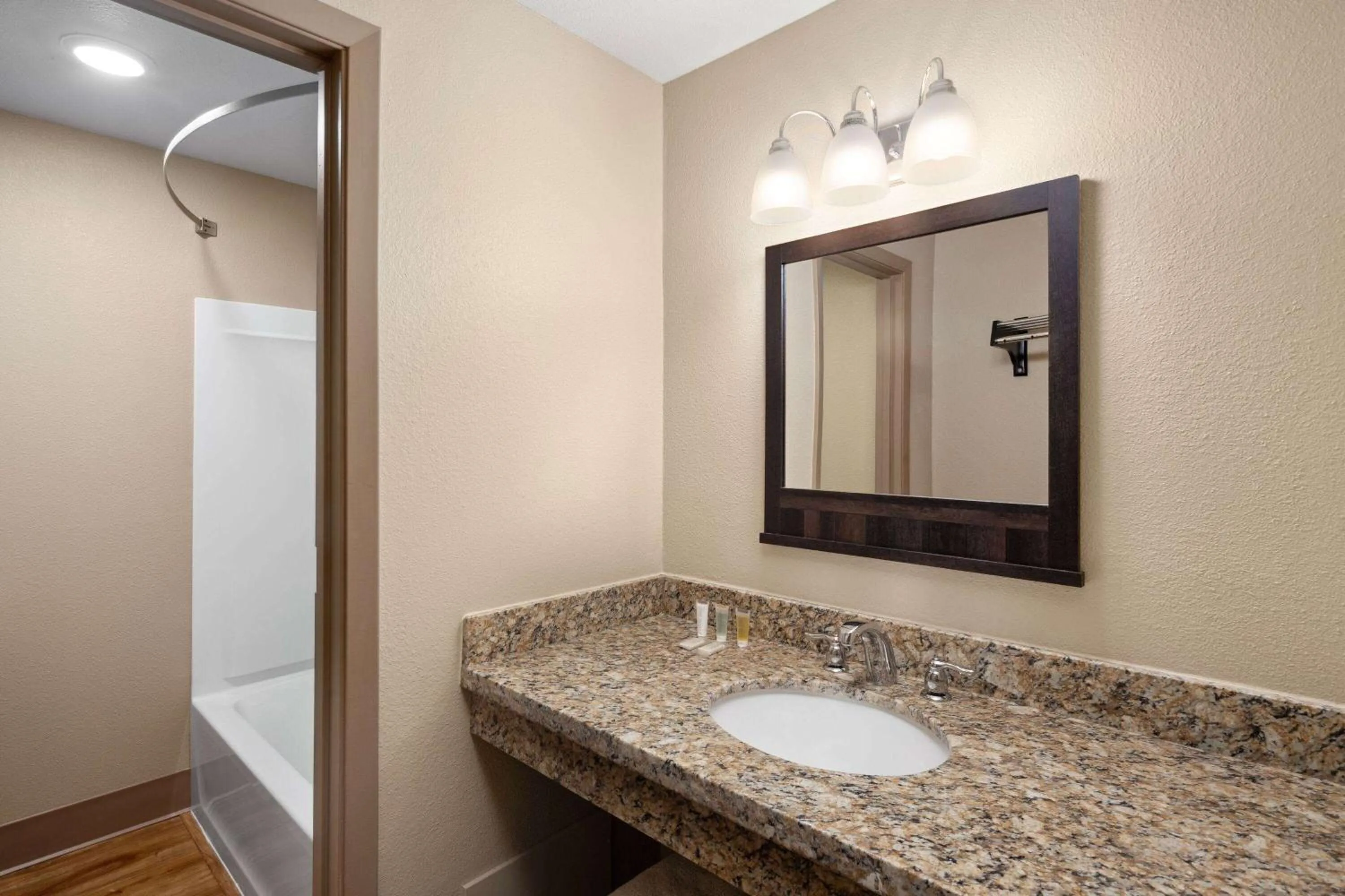 Bathroom in Super 8 by Wyndham Fallon